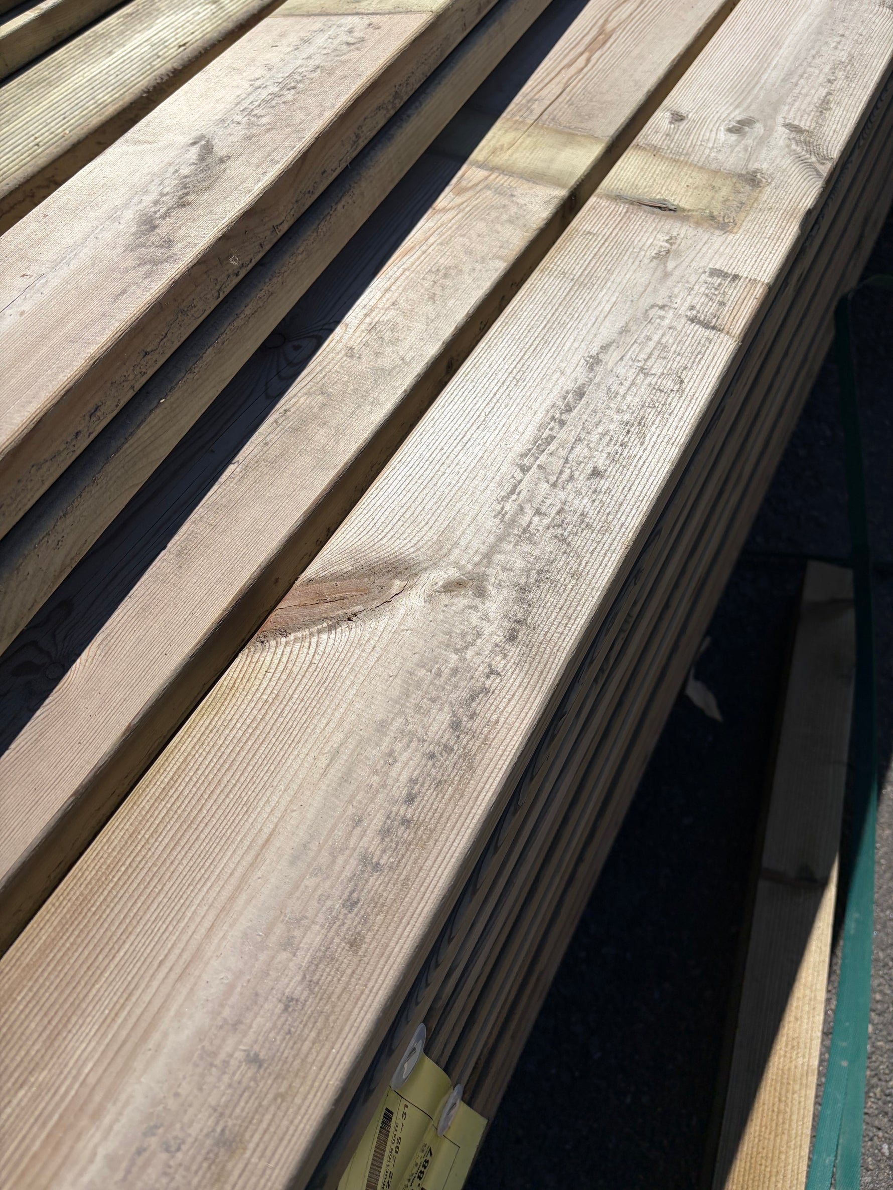 Paket Tryckimpregnerad Rillad Trall 28x120mm, 144st 3,90m