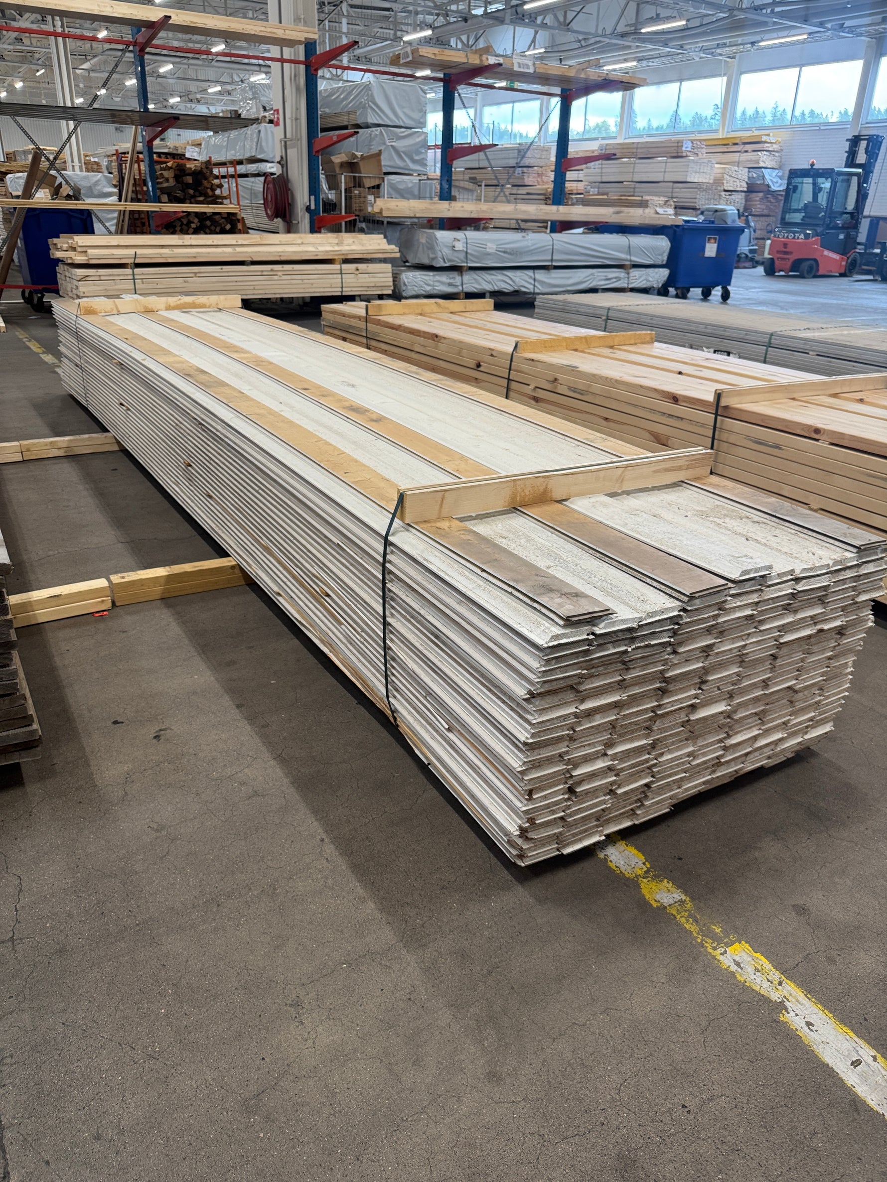 Paket Ytterpanel 22x120mm 5,385m – 220 st Vit