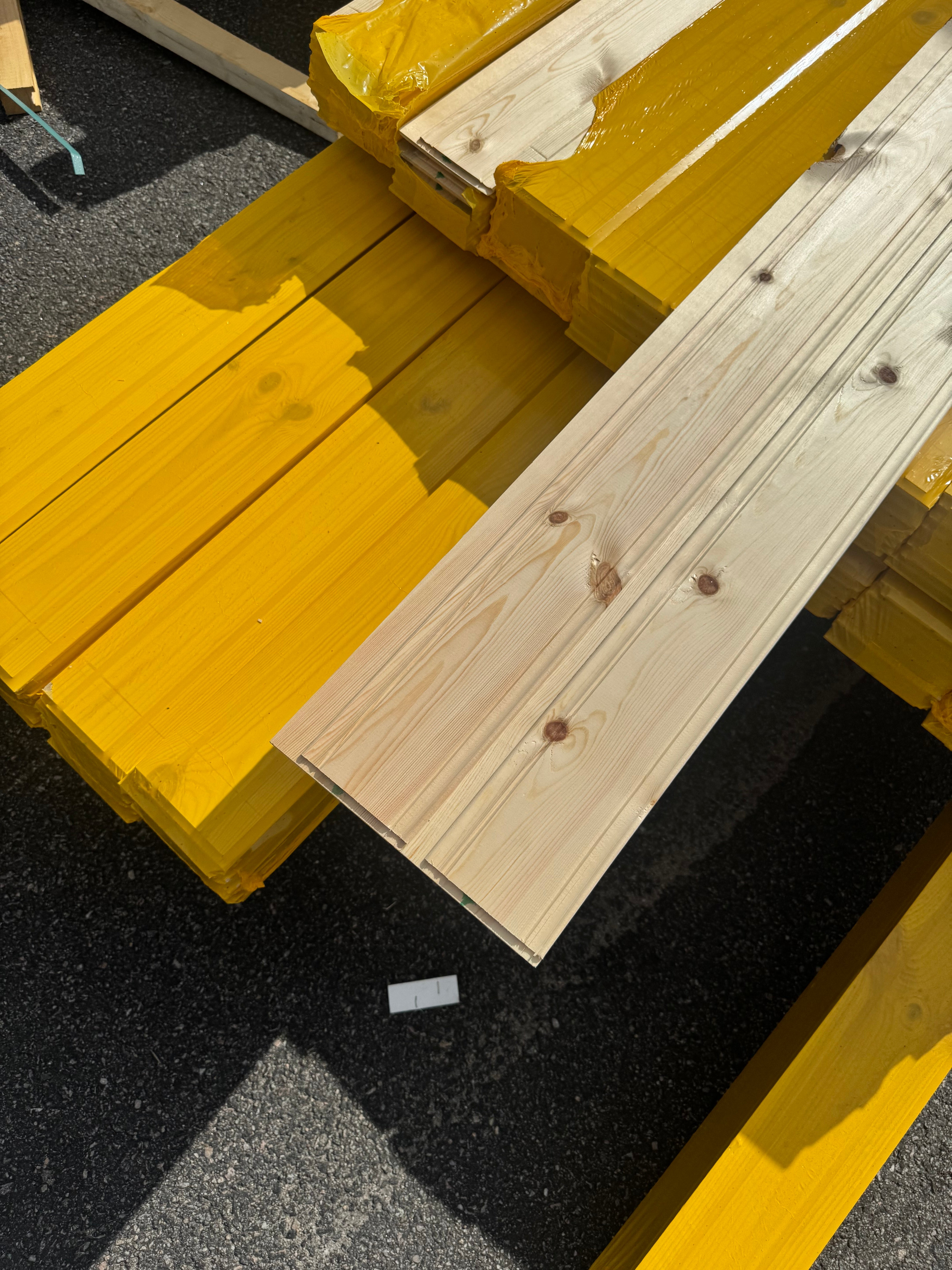 Herrgårdspanel 13x120 Furu – Sekunda, Obehandlad (ändspont)