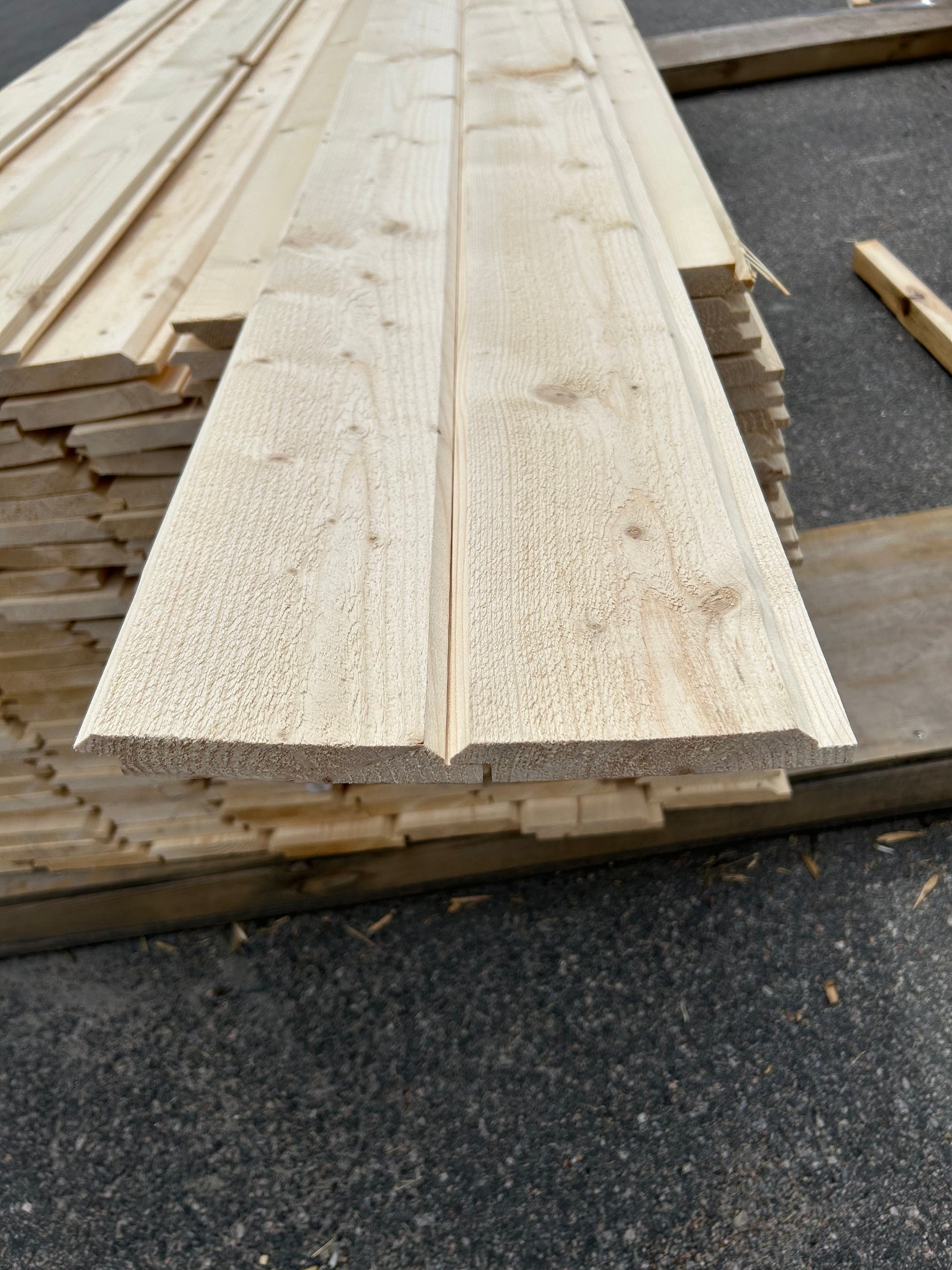 Paket Dubbelfas Halvspont 22x145mm 3,90m 175st Obehandlad