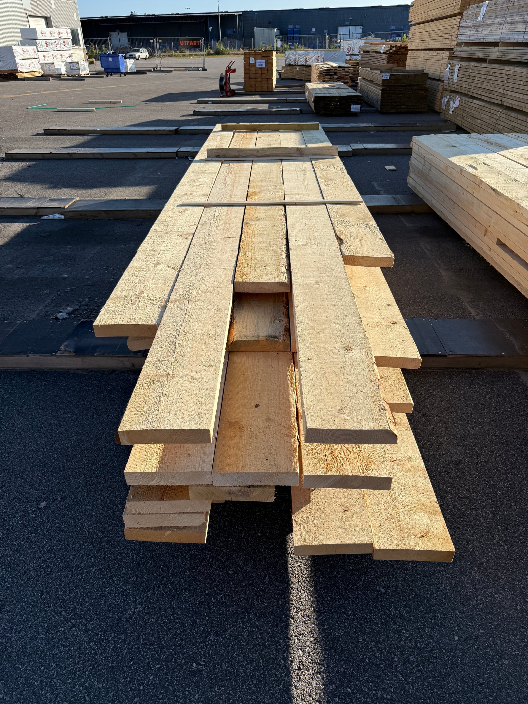 Paket Ohyvlade Reglar 47x225mm (3.60-5.40m) 60st