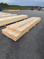 Paket Hyvlade Furu Brädor 36x148mm 4,20–4,50m – 63st (Andra sortering)
