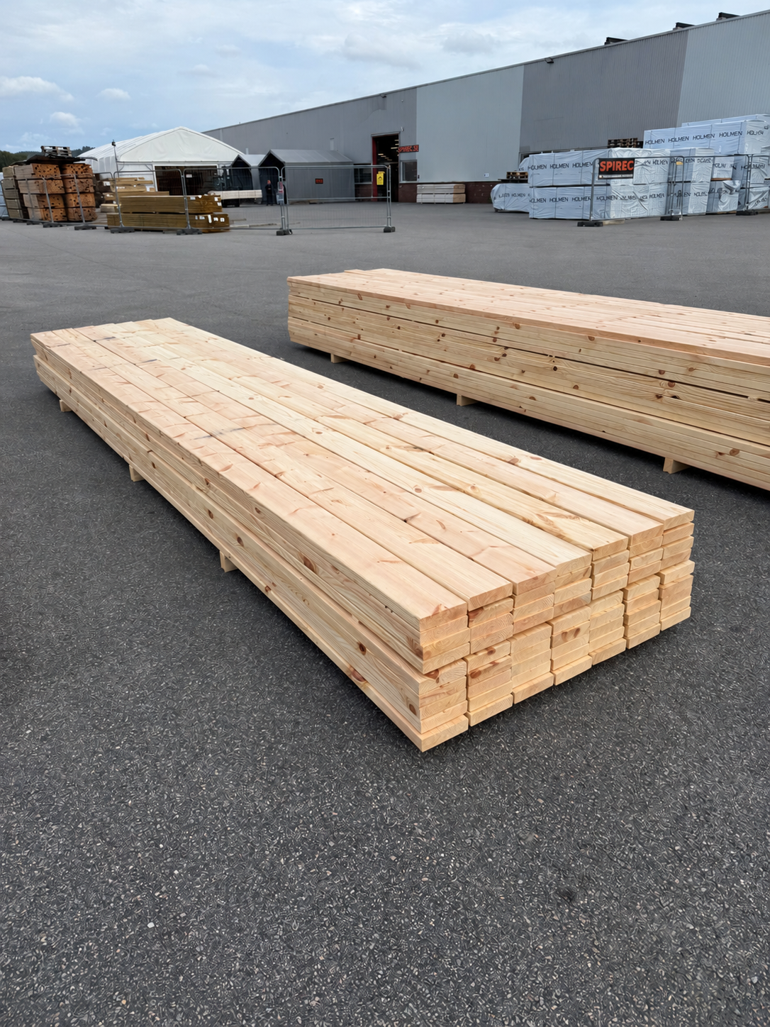 Paket Hyvlade Furu Brädor 34x145mm 4,80m – 63st (Andra Sortering)