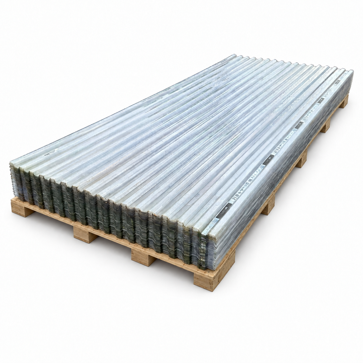 Plasttak GOP Suntuf klar- 0,8mm Trapetsprofil