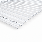 Plasttak GOP Suntuf klar- 0,8mm Trapetsprofil