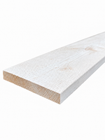 Finsågad Ytterpanel 22x145mm 4,50m – Vit Grundmålad