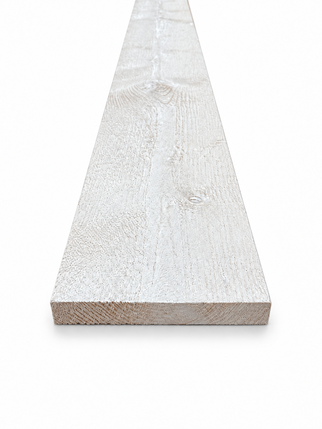 Finsågad Ytterpanel 22x145mm 4,50m – Vit Grundmålad