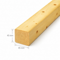 Regel 45x45mm – Obehandlad Gran (C14)