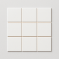 Kakel Plattor-  Vit Matt, 10x10