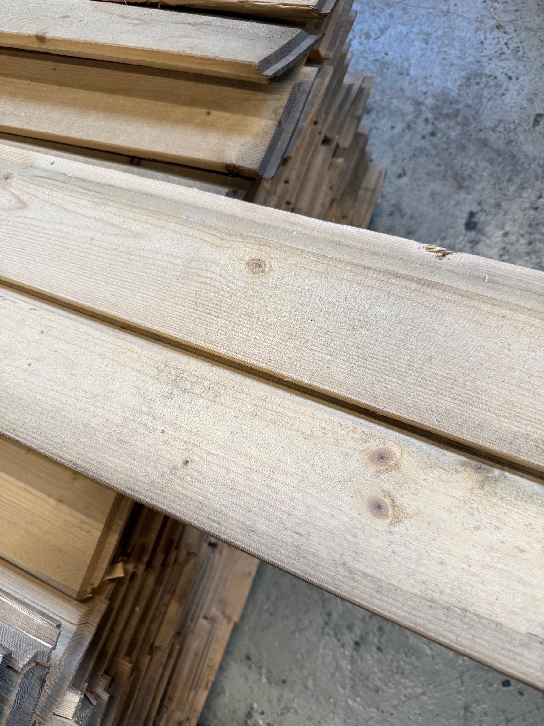 Paket Enkelfasspont 22x120mm 5.40m 153st- Obehandlade Väderbitet