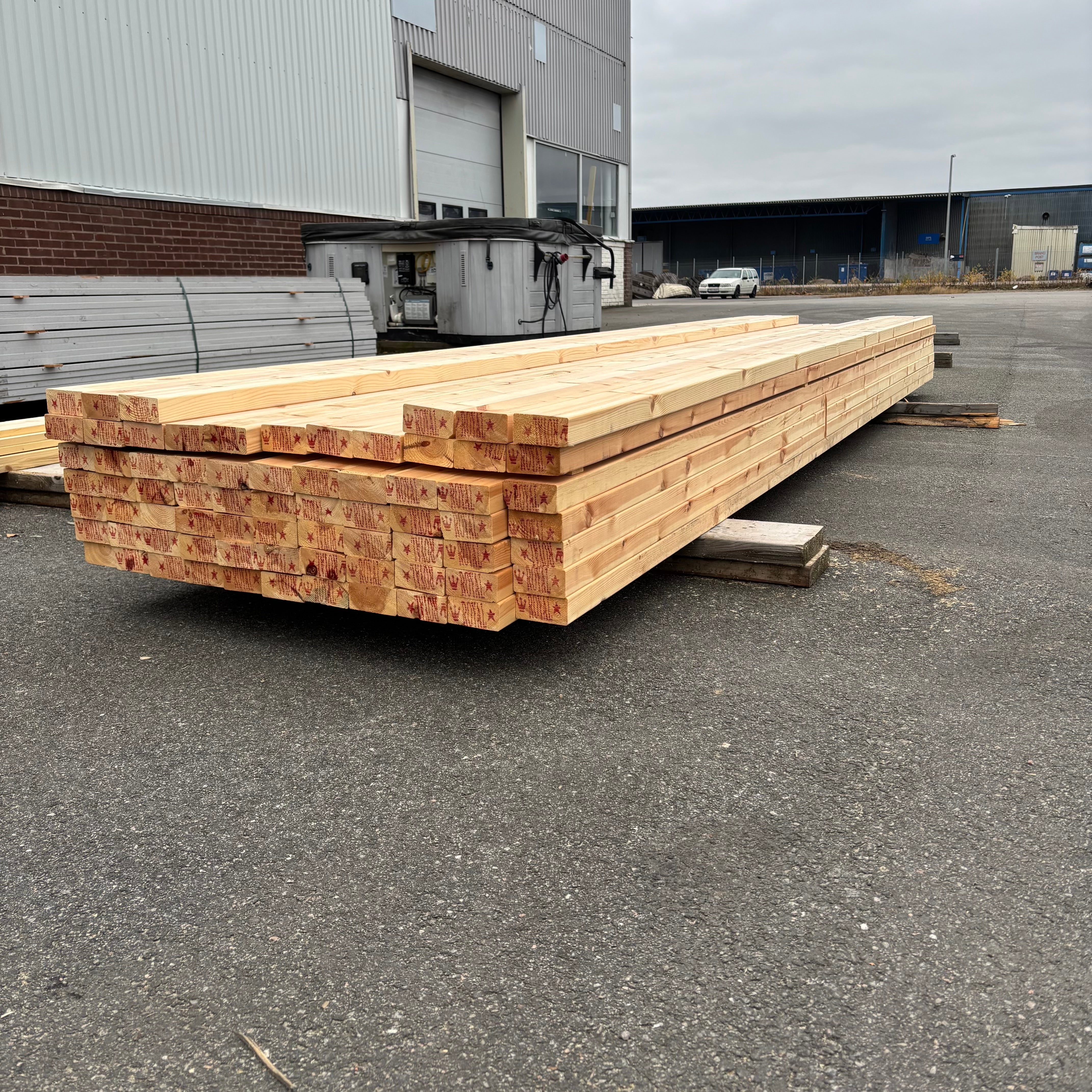 Paket Reglar 45x90mm – 72 st (4,80 m, Hyvlad Furu)