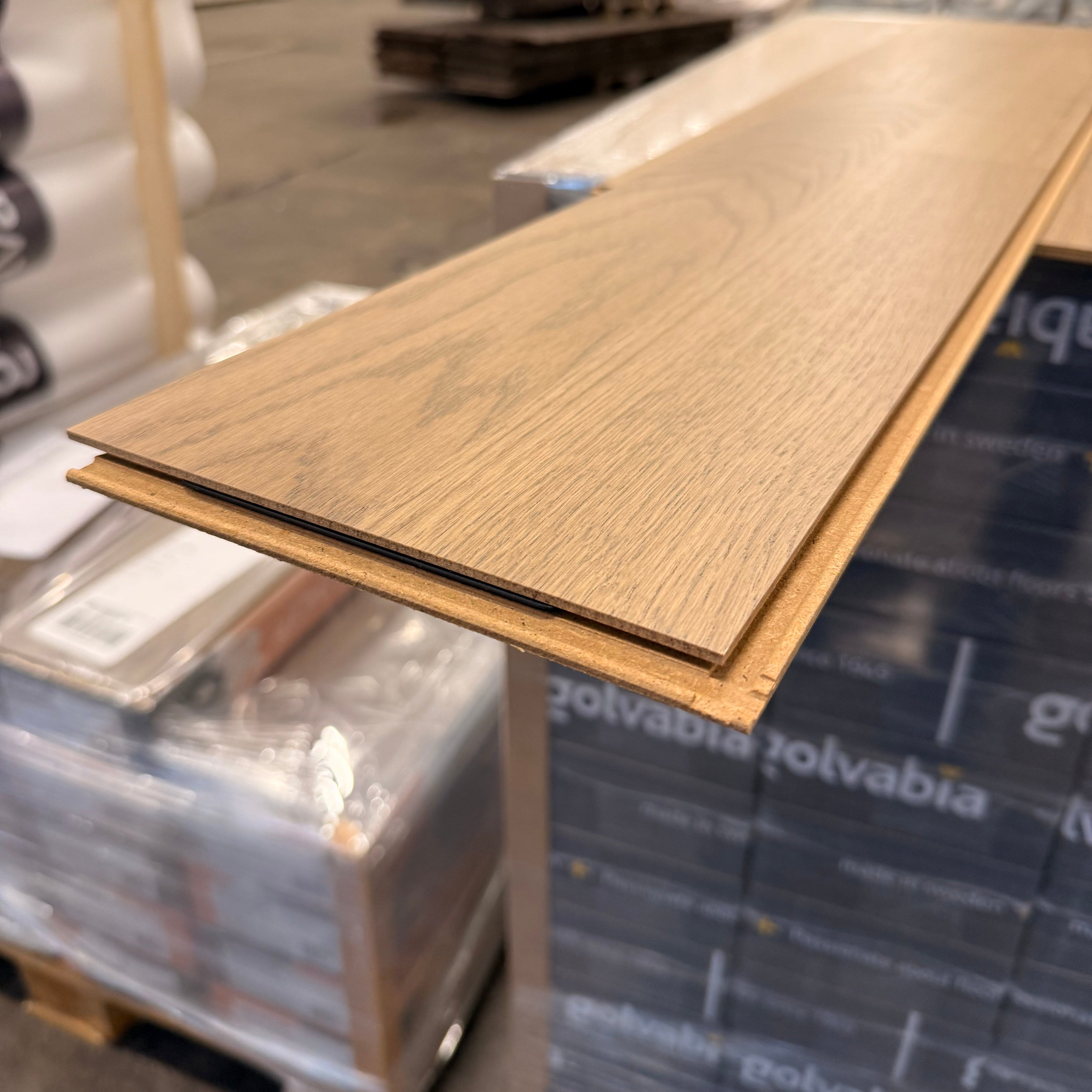 Parkettgolv Ek Elegant Grå – 2-stav