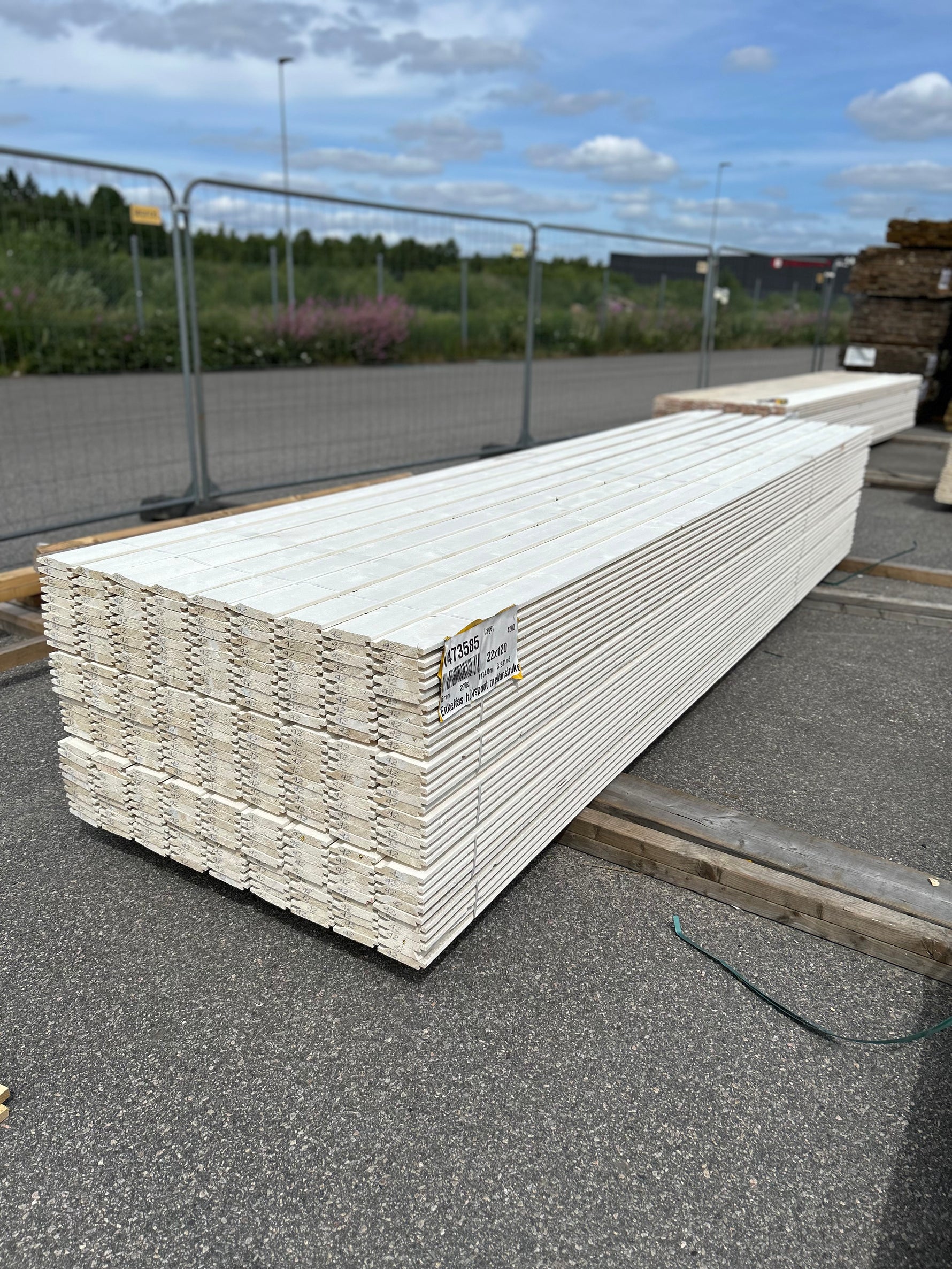 Paket Enkelfas Halvspont 22x120mm 4.20m 270st Mellanstruken