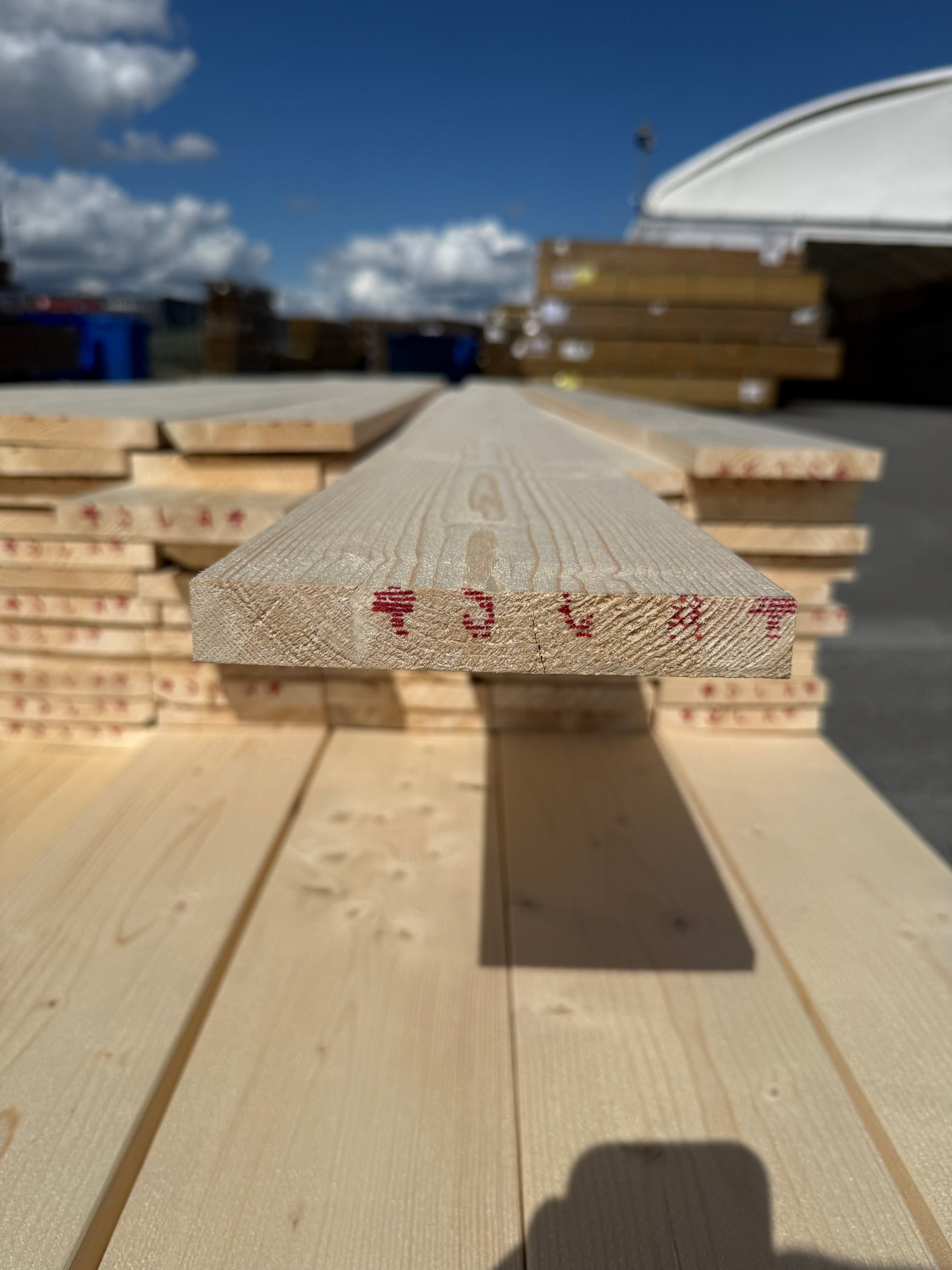 Paket Finsågade Brädor 22x145mm, 155st 3,0–3,60m (Andra sortering)