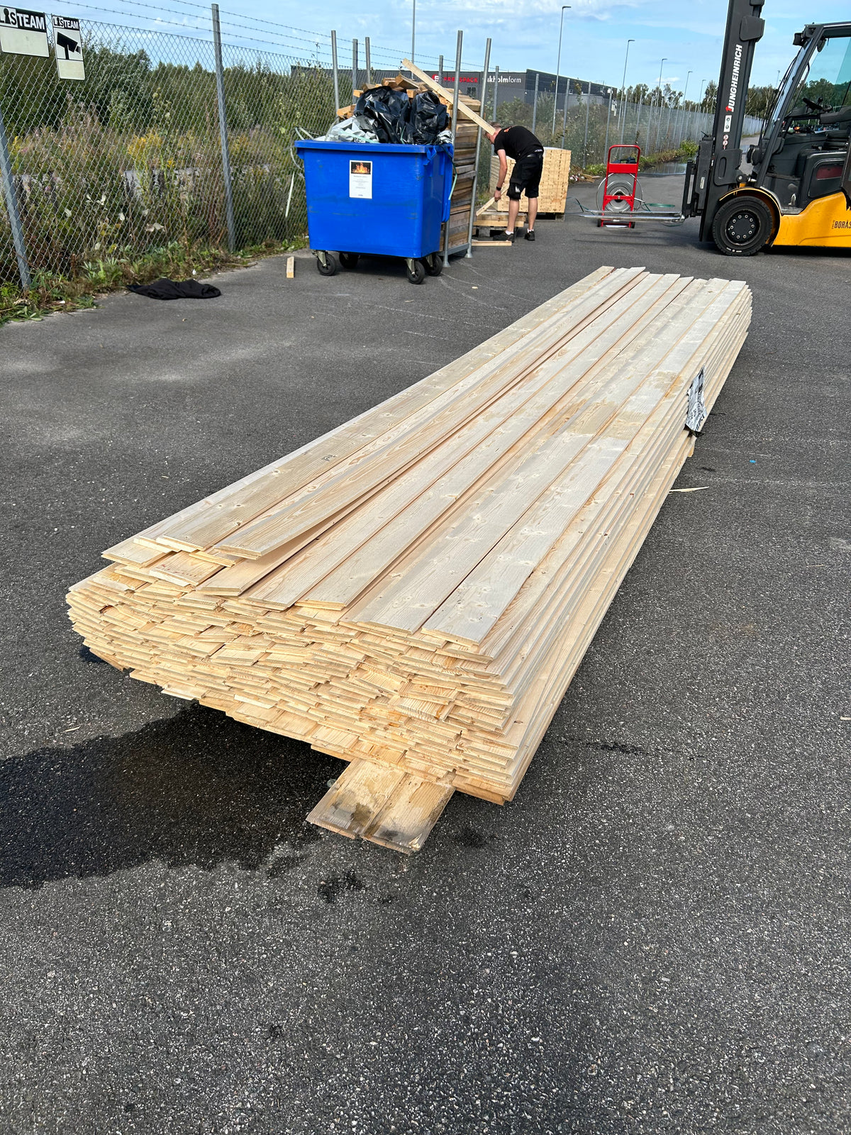 Paket Enkelfas Halvspont 22x120 mm – 4,80 m (Andra sortering)