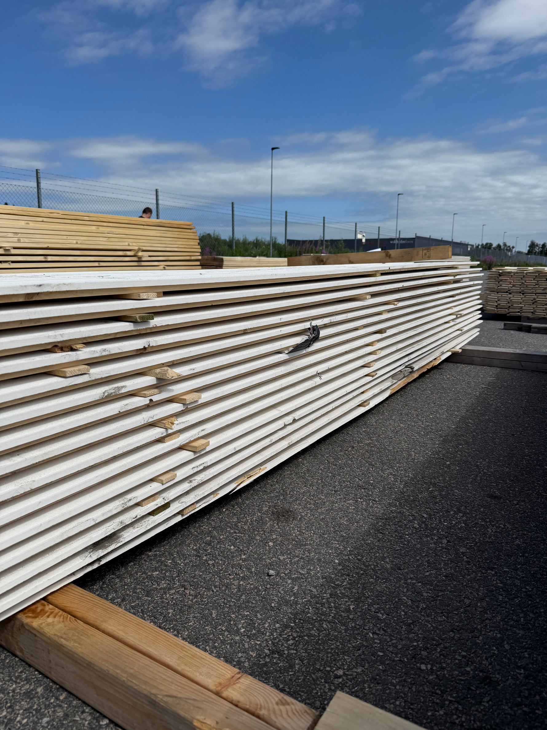 Paket Ytterpanel Enkelfasspont 22x145mm, 120st 3.60m Grundmålad