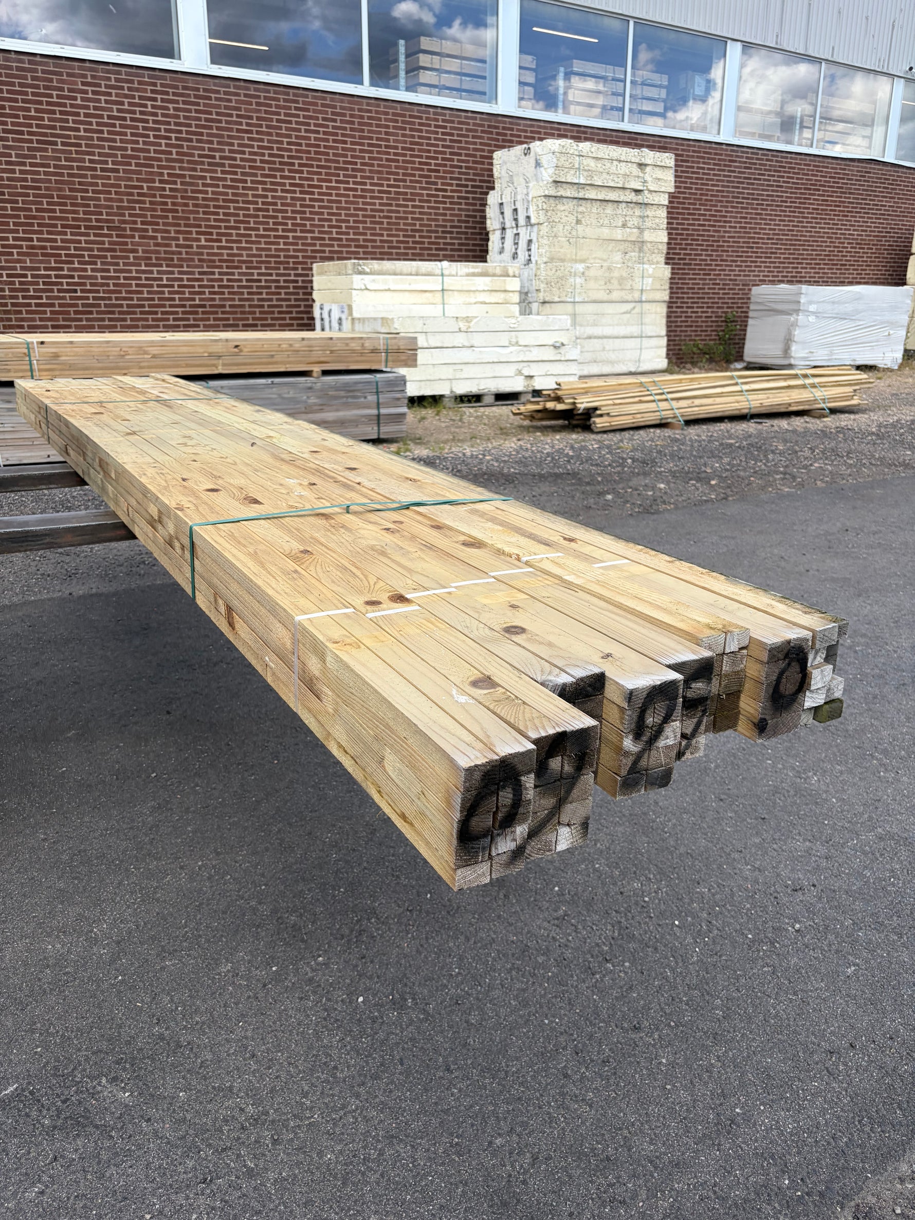 Paket Tryckimpregnerad Läkt 25x36mm, 3,6 m - 80 st
