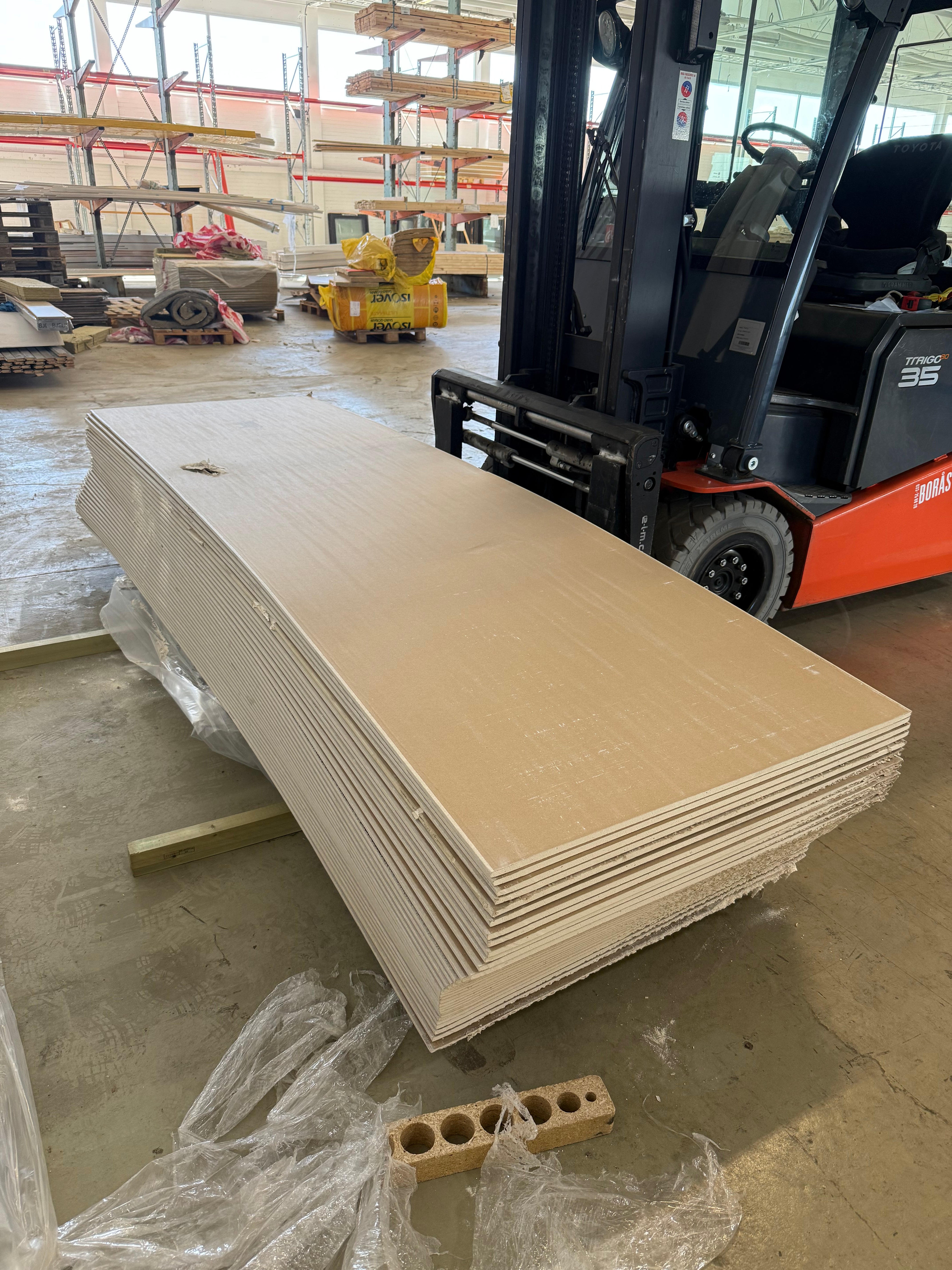 Paket Gips 12x900x3000mm 33st