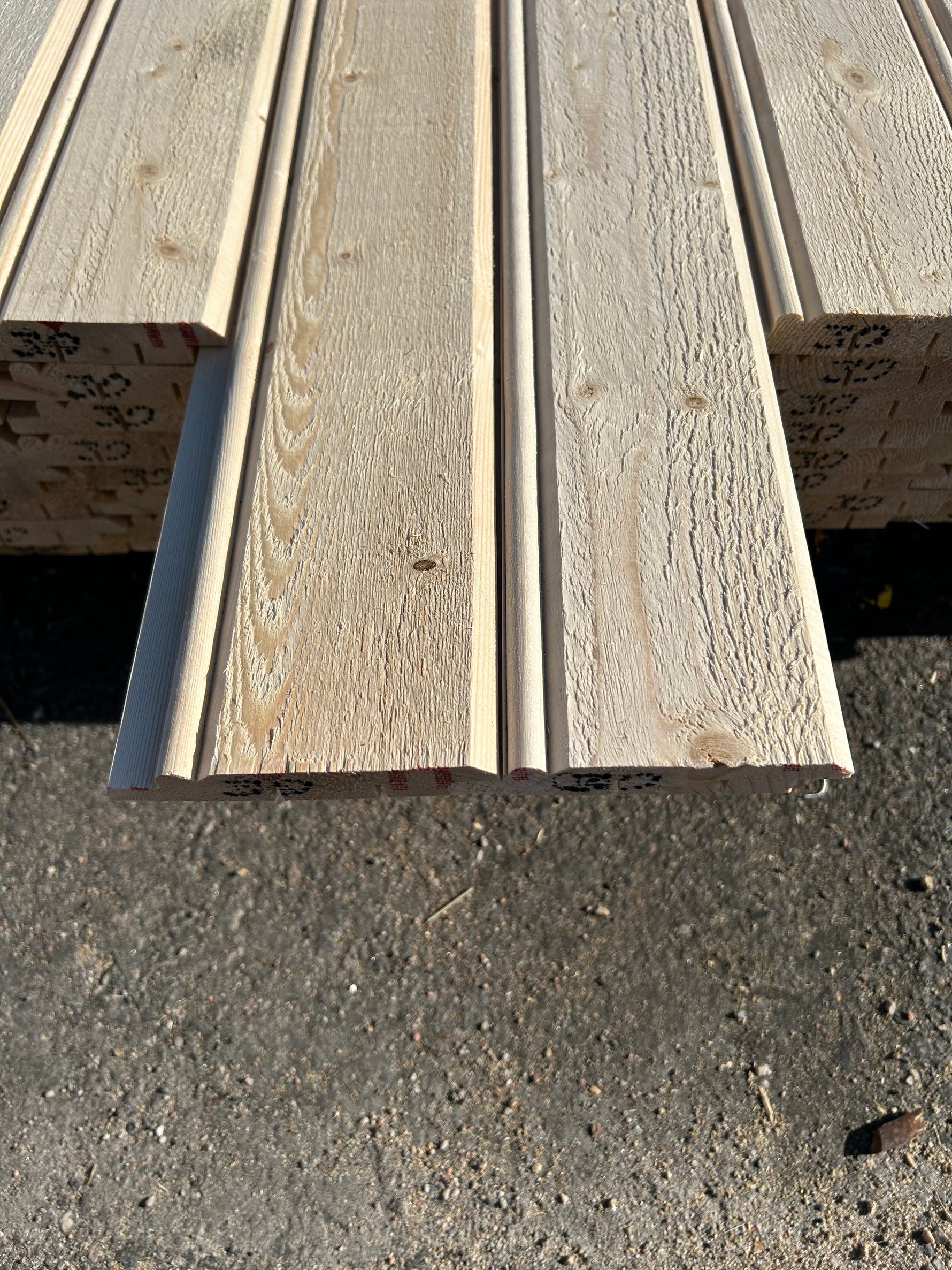 Parti Pärlfals 22x120mm 3,90m 72st Gran- Obehandlad