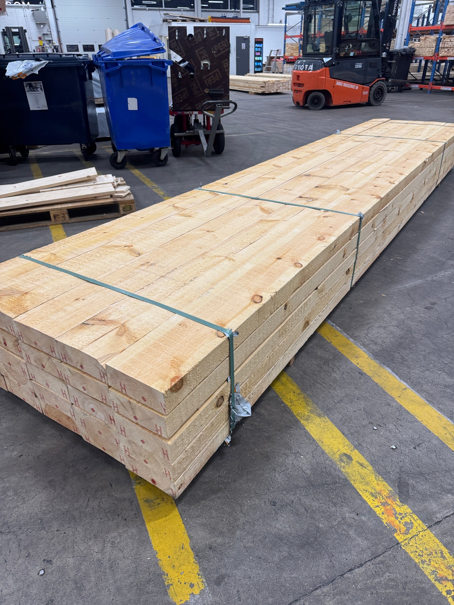 Paket Ohyvlade Reglar 50x147mm (3.60-5.40m) 56st- Furu