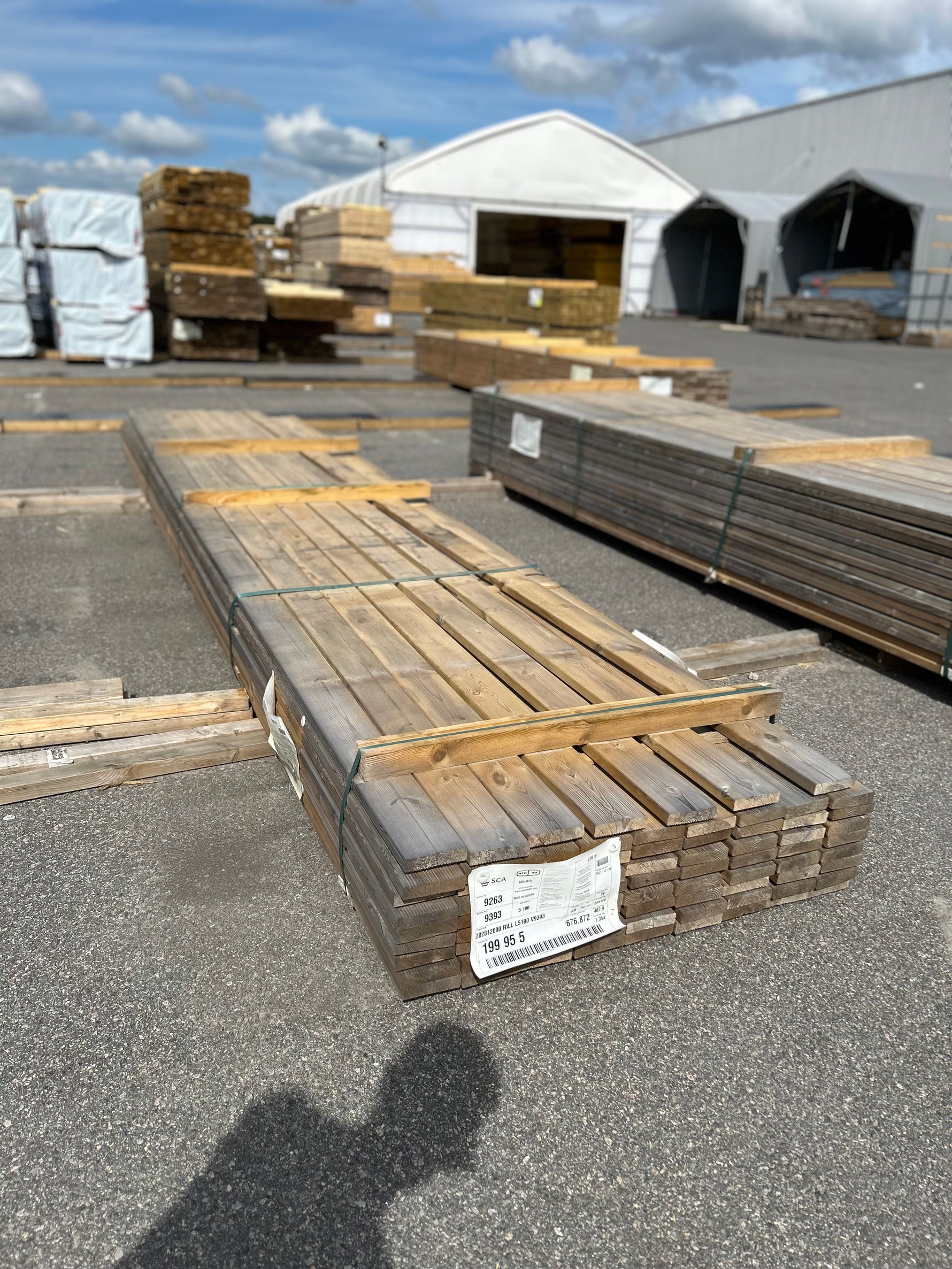 Paket Tryckimpregnerad Rillad Trall 28x120mm 5,10m 78st