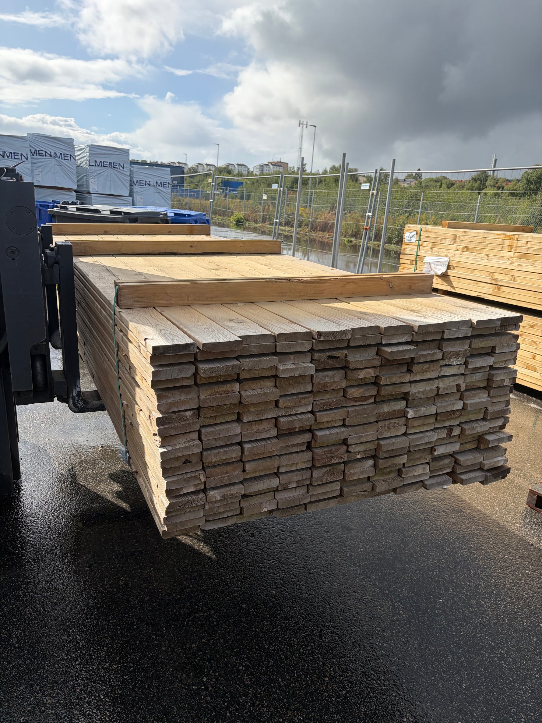 Paket Tryckimpregnerad Trall 22x95 mm – 3,00 m 220 st