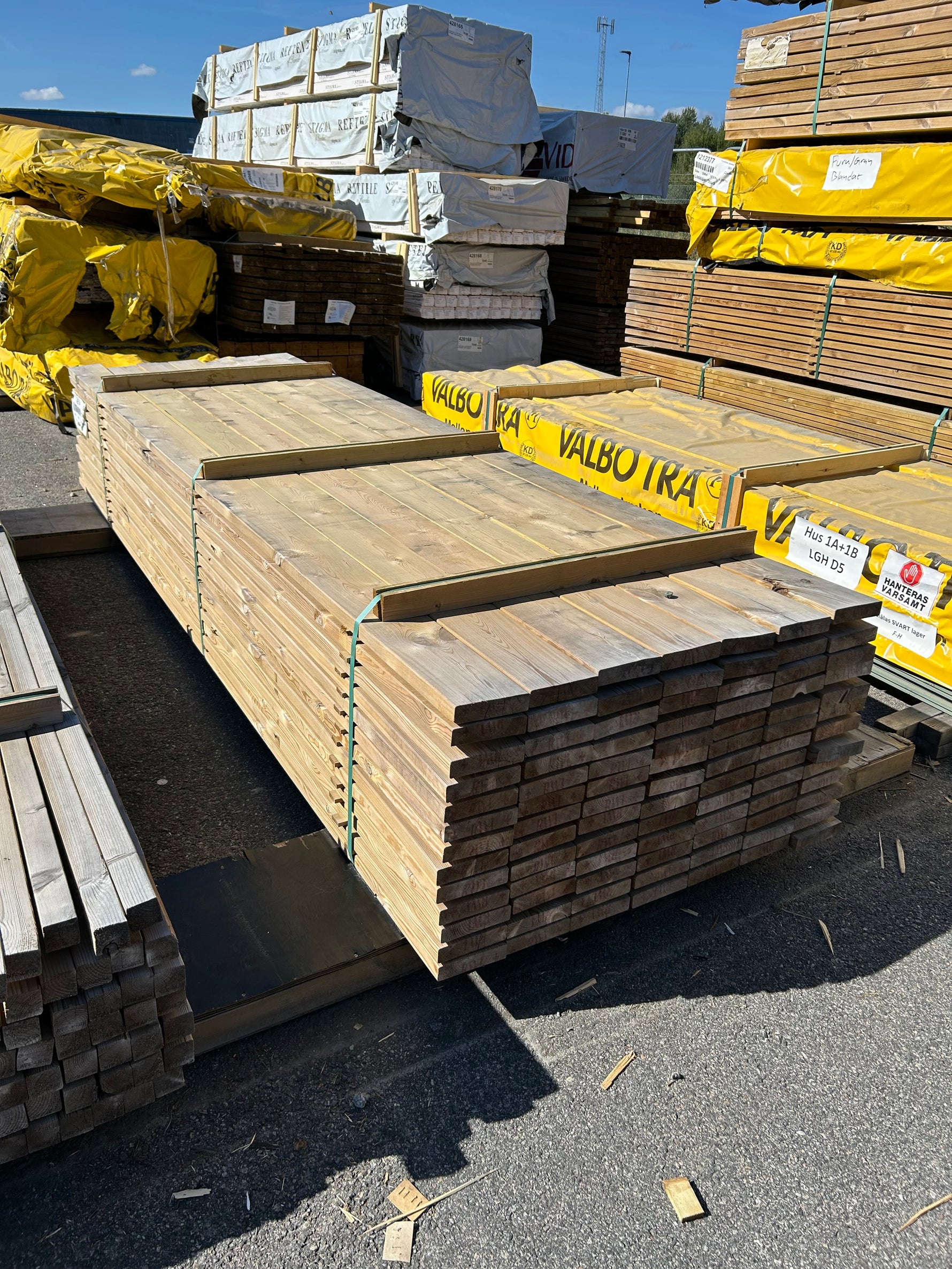 Parti Tryckimpregnerad Trall 34x145mm 3,60m 91st Furu NTR AB