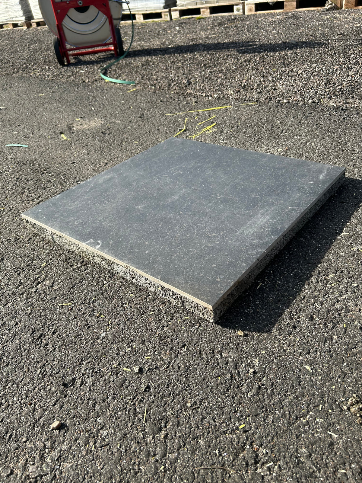 Pall GeoCeramica Impasto Svart 600×600×40 mm – 28 st, 10,08 m²