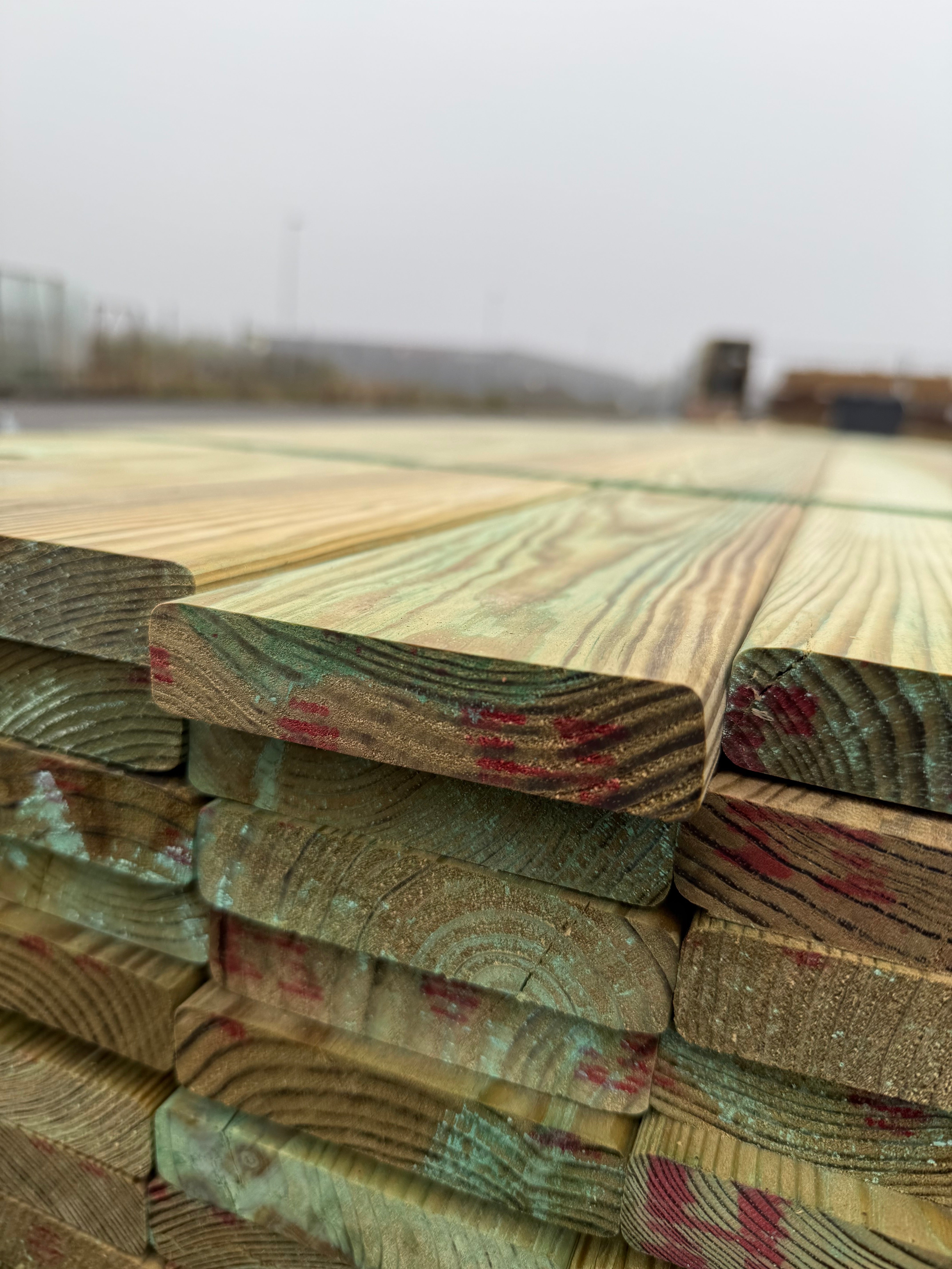 Paket Tryckimpregnerad trall 22x95mm 3,6-3,90m (B-Sortering)