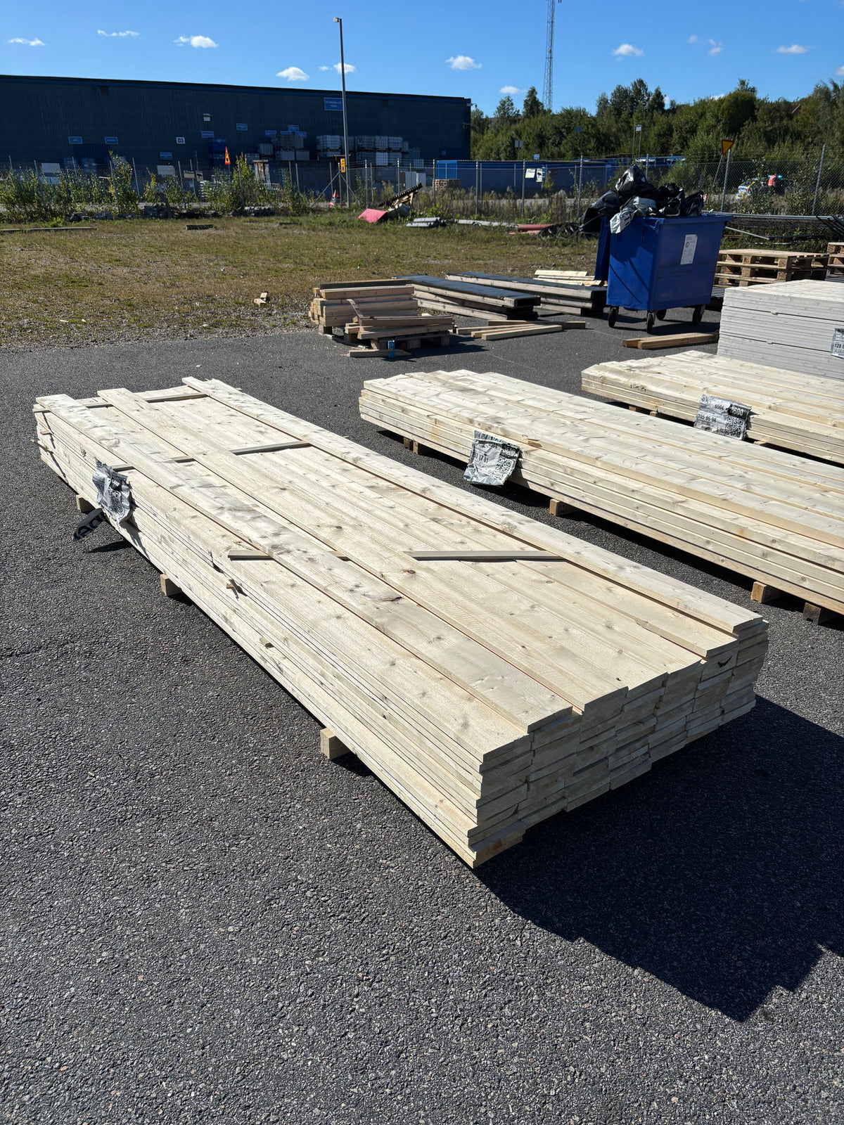 Paket Finsågade Brädor 22x145mm 3,60m 87st (Andra Sortering)