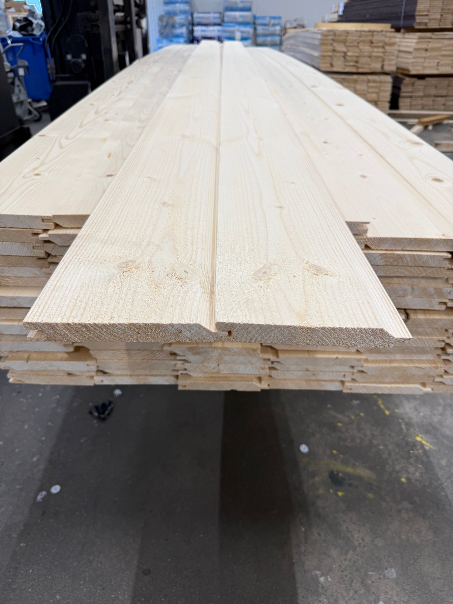 Paket Spontpanel 21x170mm 4.80m 90st (Obehandlad) - Spirec