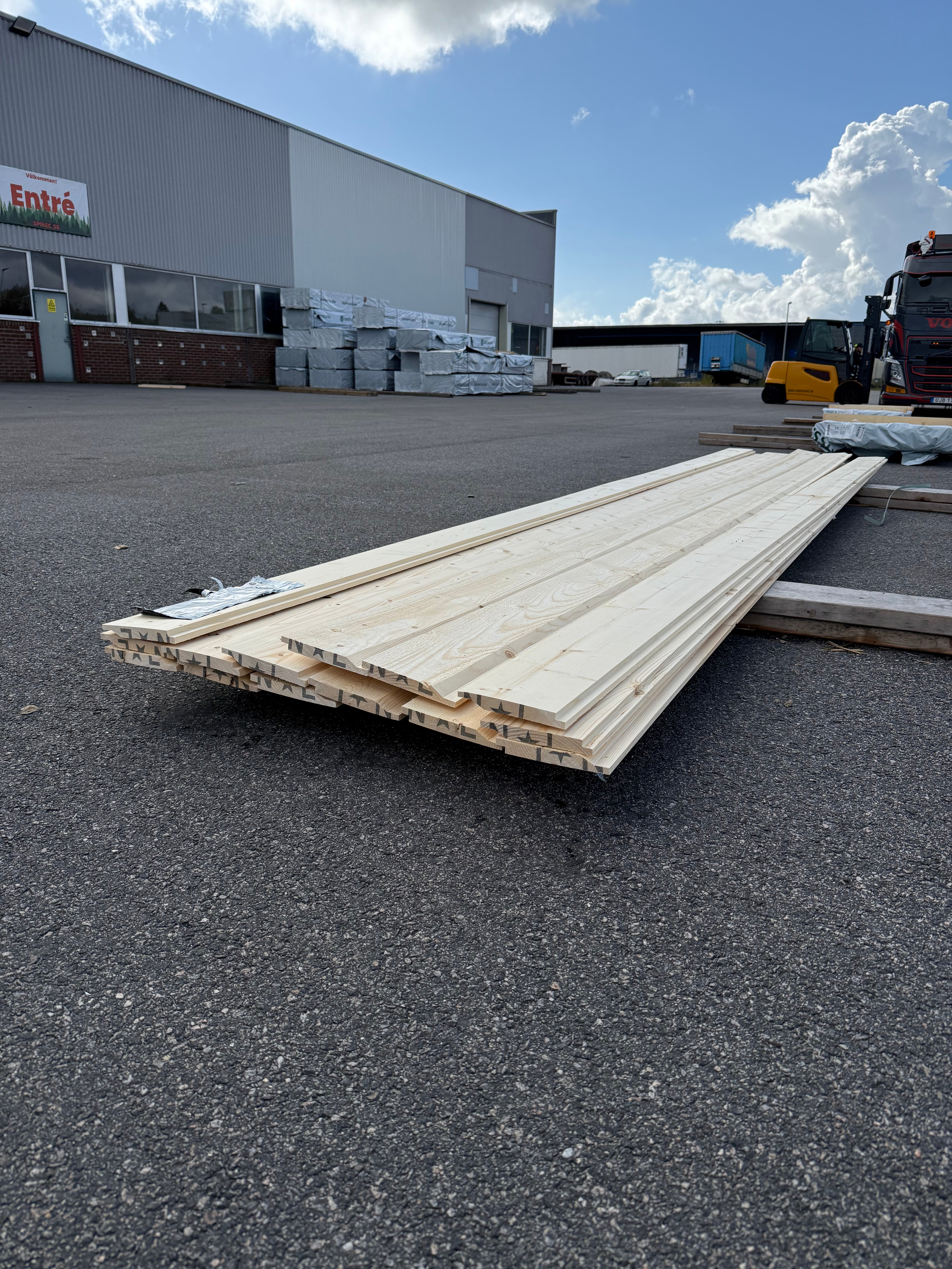 Paket Norgepanel 21x170mm 5.10m 14st