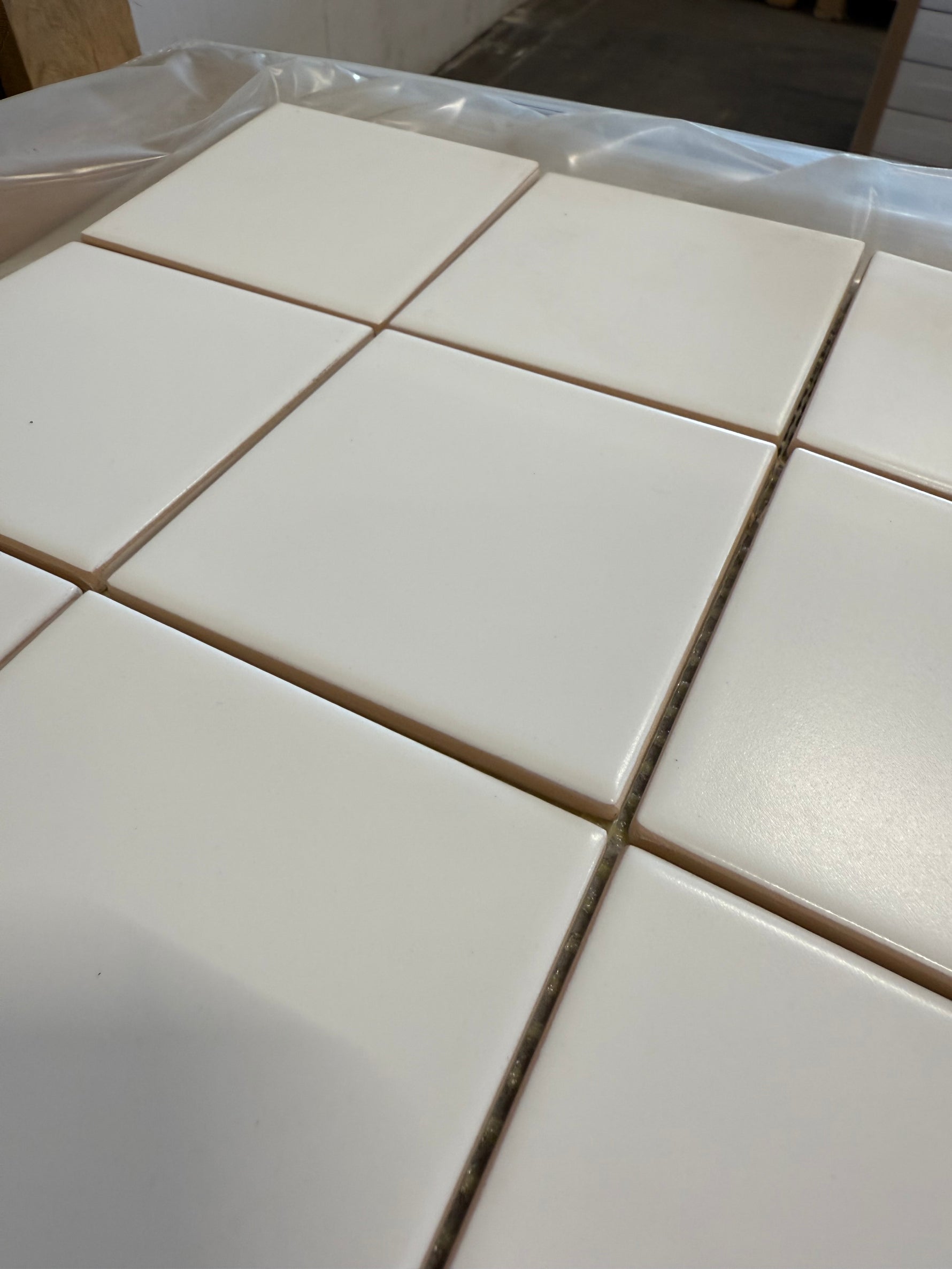 Kakel Plattor-  Vit Matt, 10x10 - Spirec