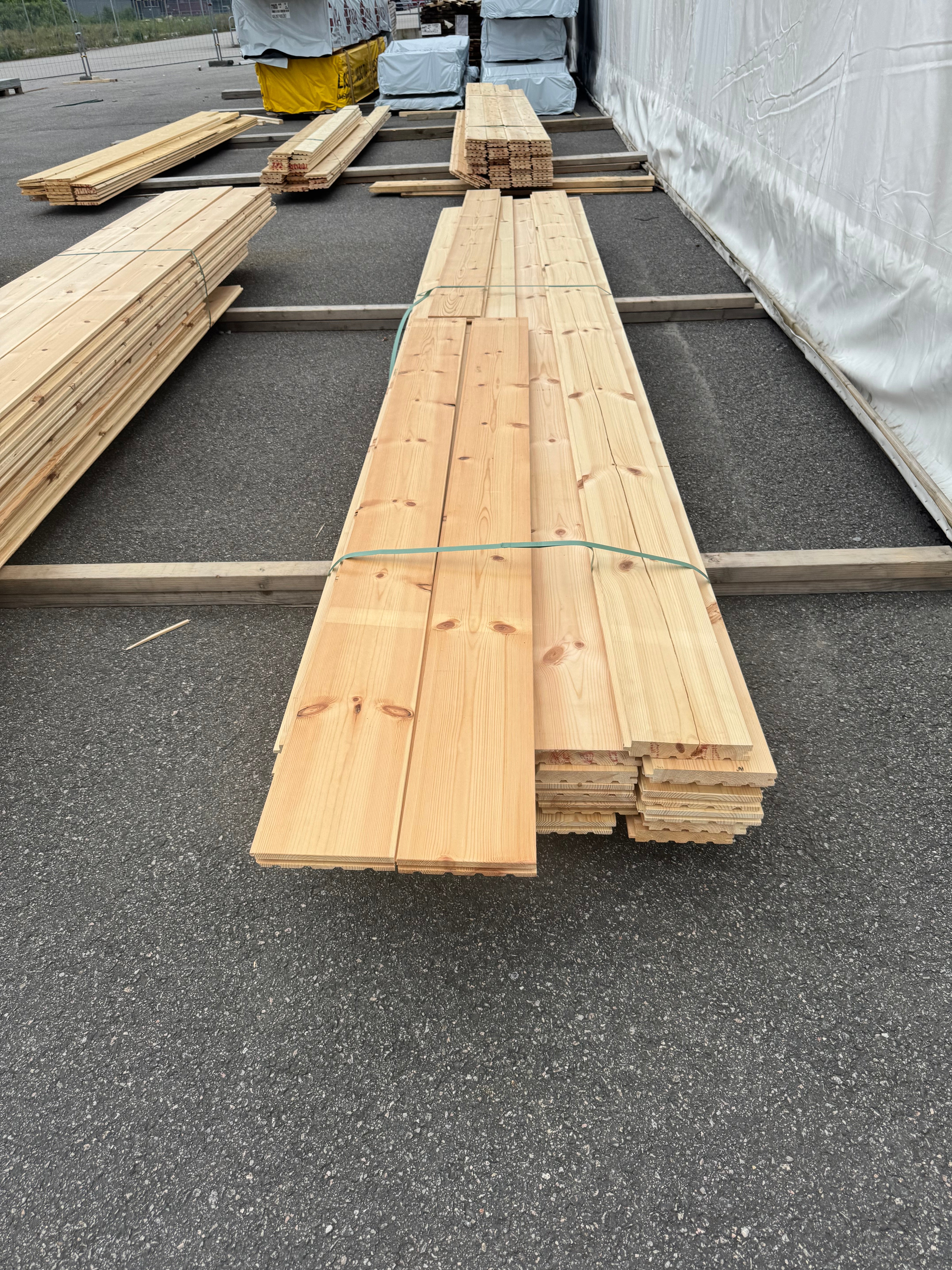 Paket Golv – Blandade Dimensioner (28 st / 2,38–4,50 m)