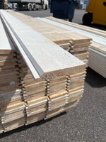 Paket Ytterpanel Dubbelfas Halvspont 22x145mm, 175st 4.20m Grundmålad