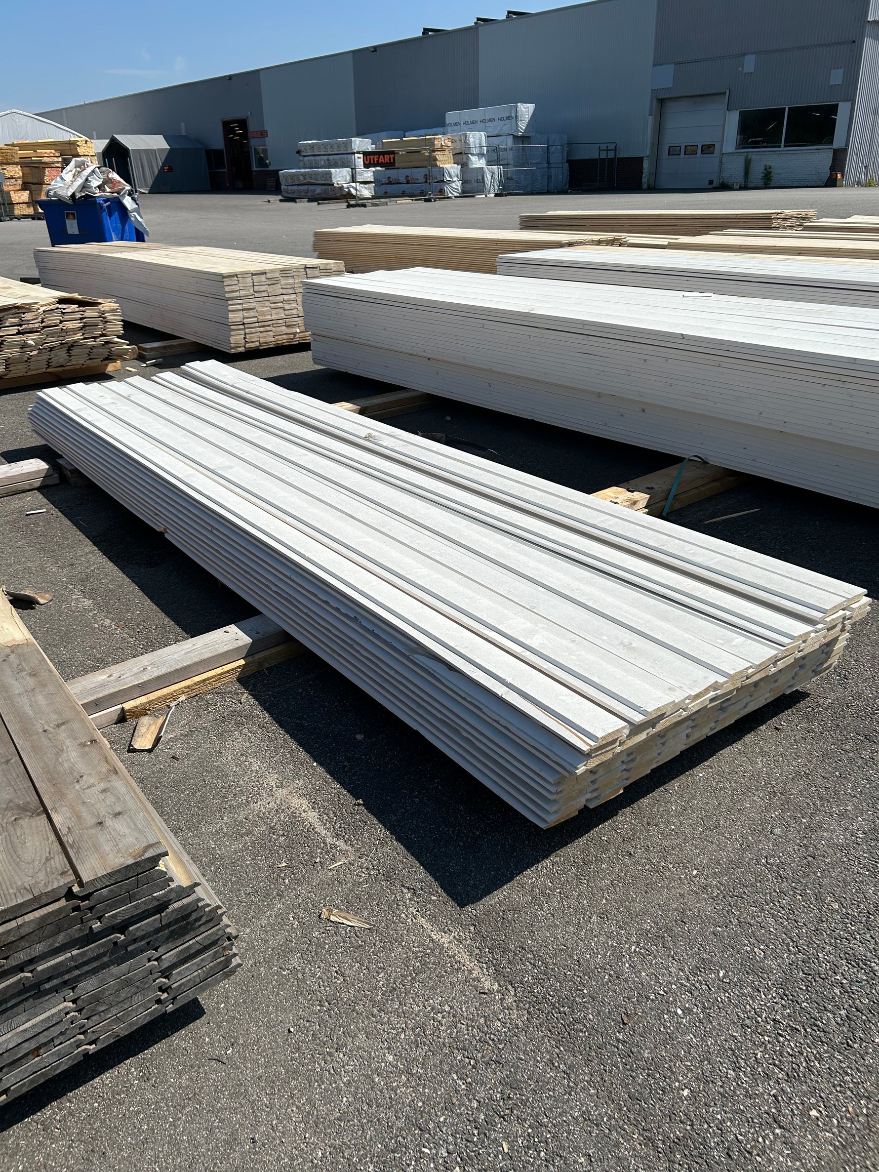 Paket Ytterpanel Dubbelfasspont 22x120mm 4.20m 92st- Obehandlade
