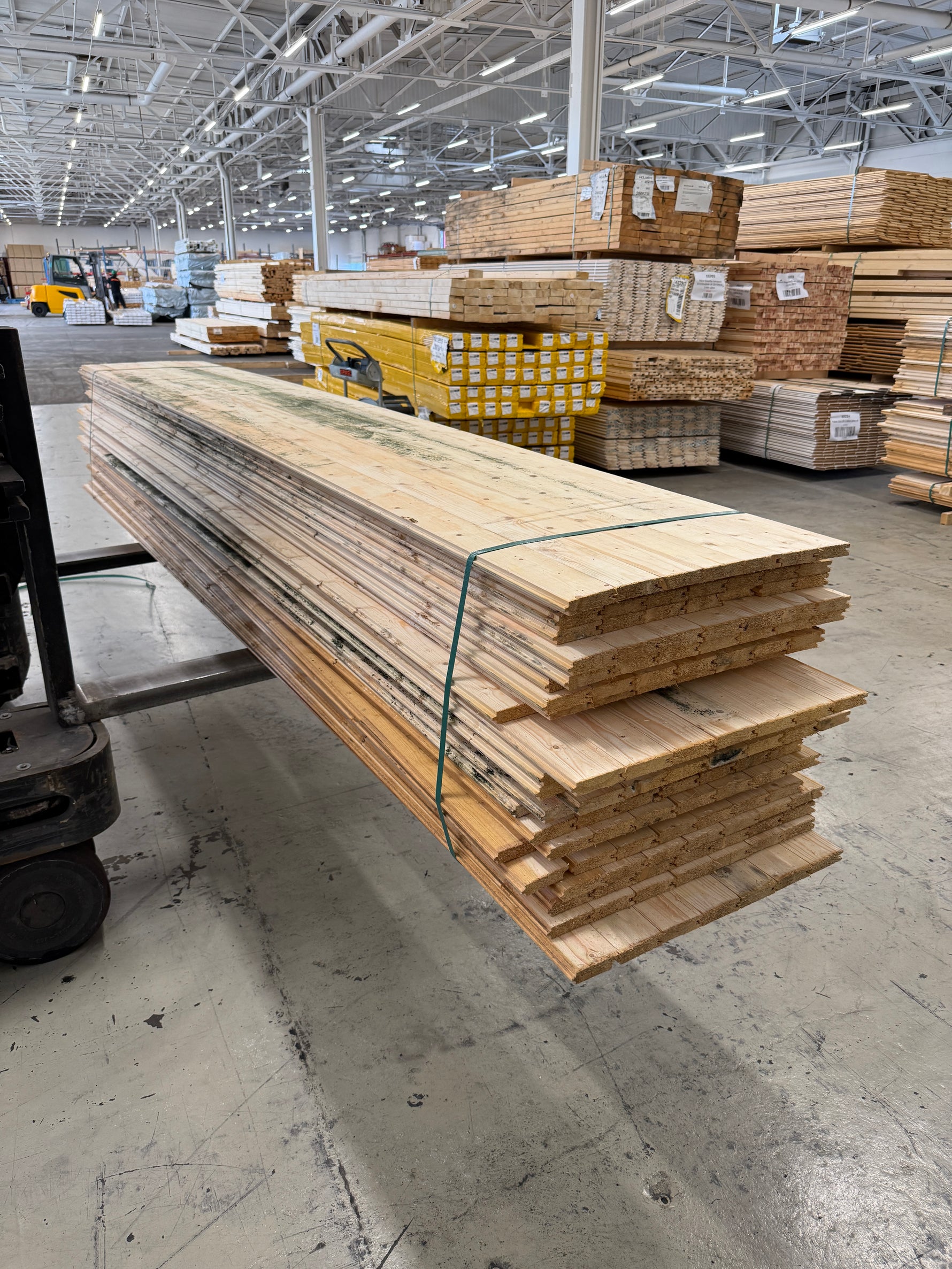 Parti Råspontluckor 20x540x3600mm 25st (Mögelskadat)