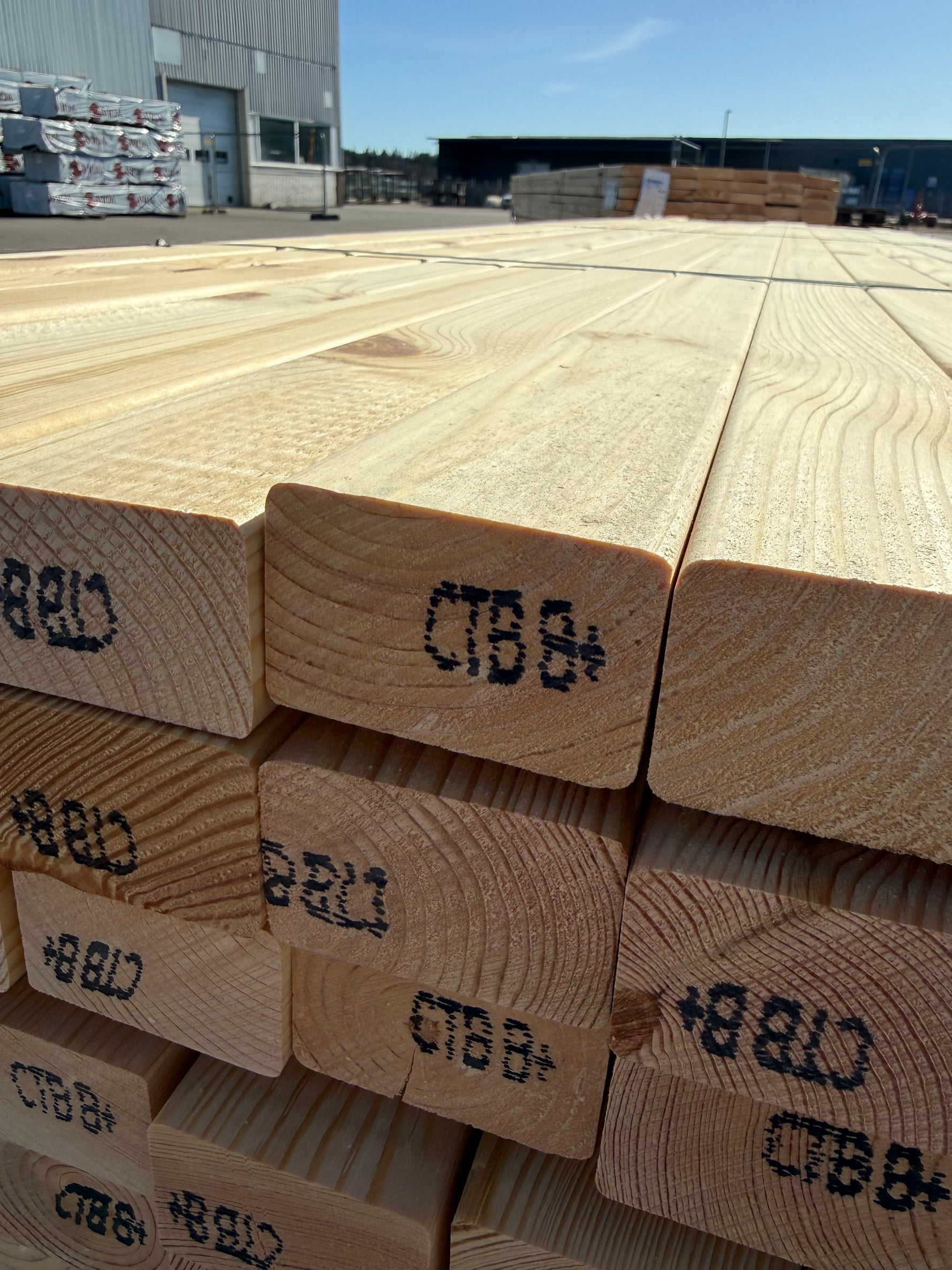 Paket Reglar 45x70 mm – 252 st (3,60 m, furu)