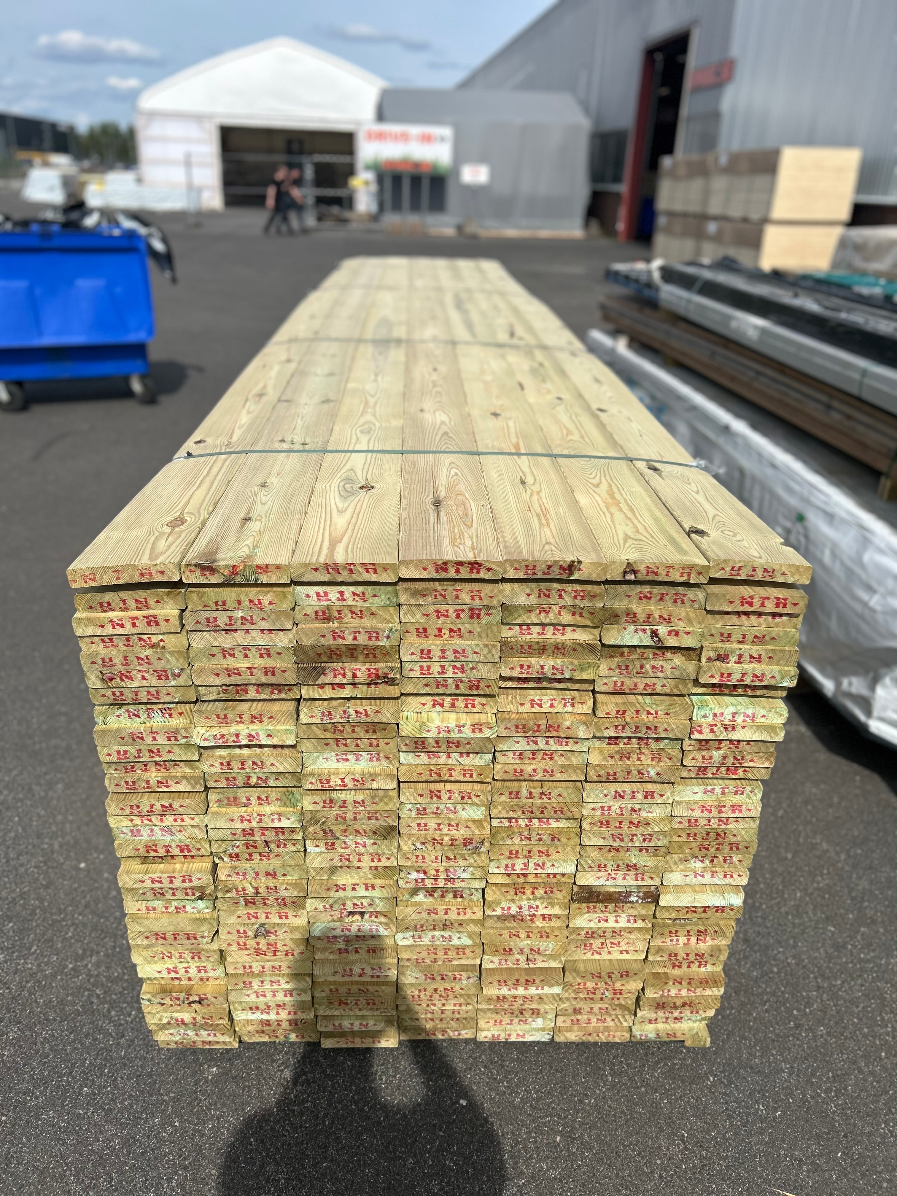 Trall Tryckimpregnerad 28x145mm 5.40m