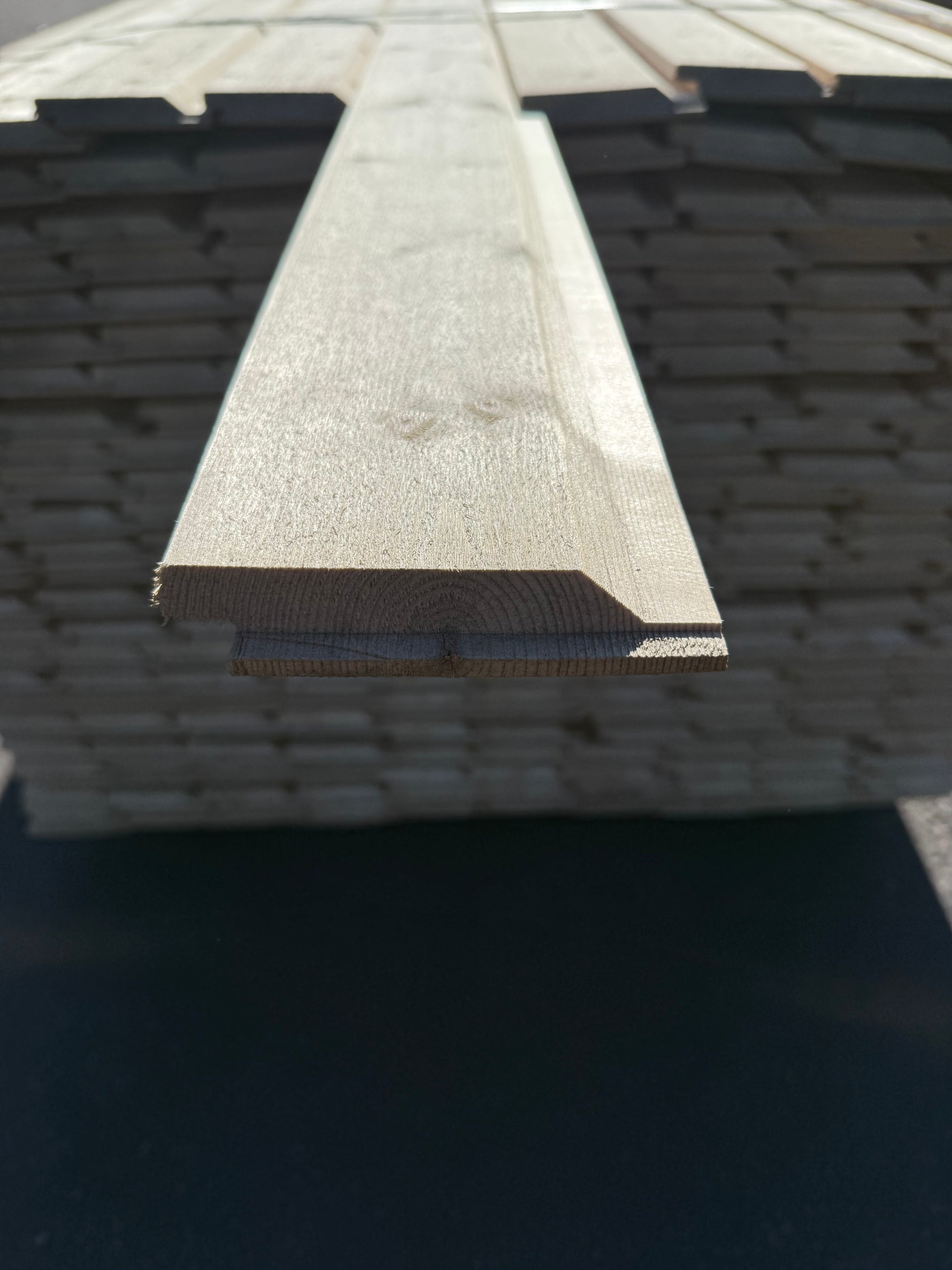 Paket Ytterpanel Enkelfas Fals 22x120mm – 260 st 5,40 m Obehandlad Gran - Spirec
