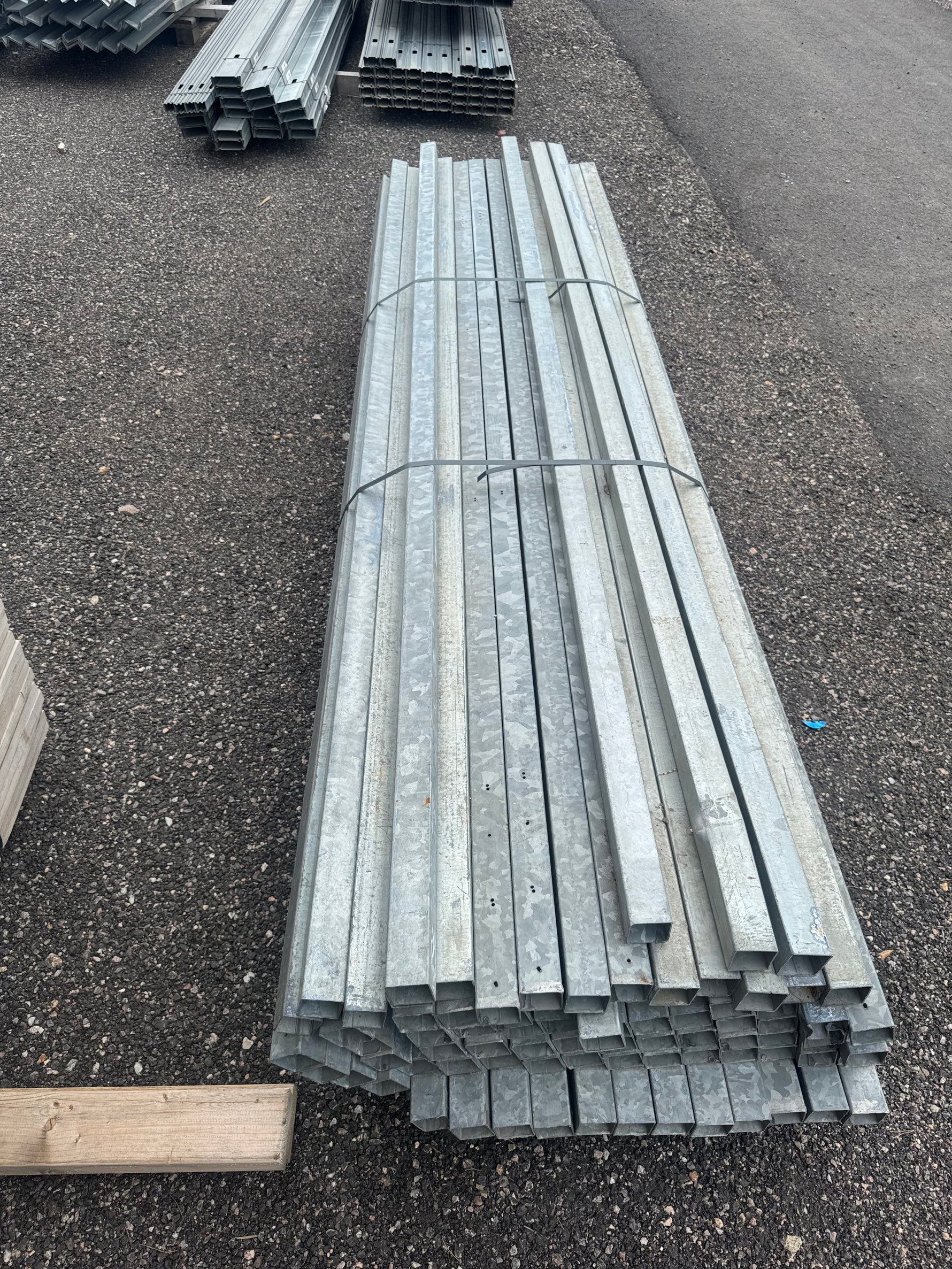 Pall Stängselstolpar – Galvad 50x50mm, 82st 2,76m