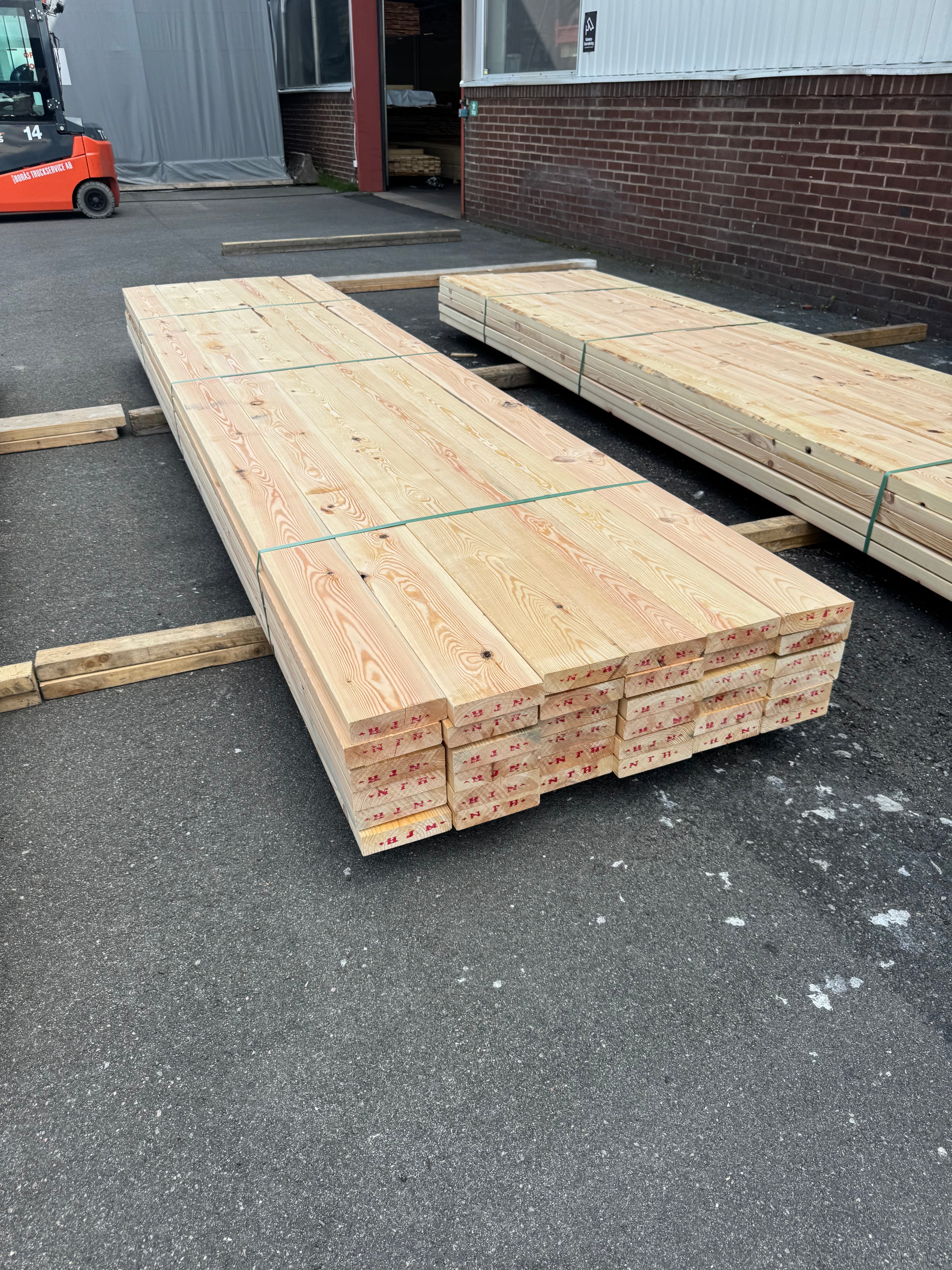 Paket Reglar 45x170 – 36 st (4,20 m, furu)