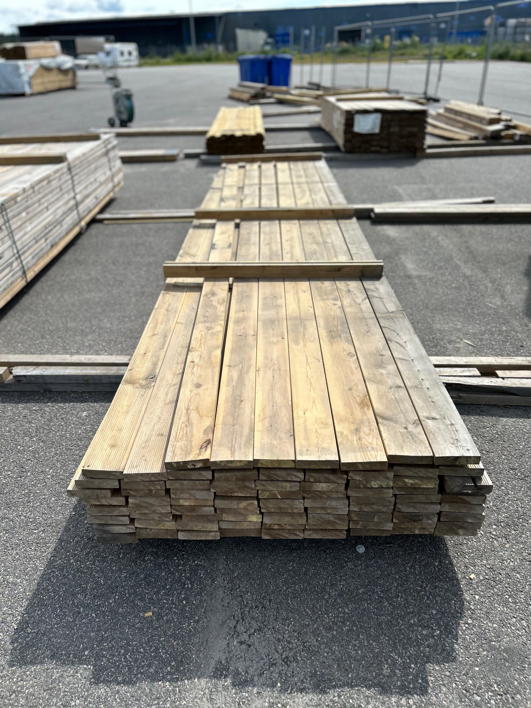 Paket Tryckimpregnerad Rillad Trall 28x120mm 5,10m 78st