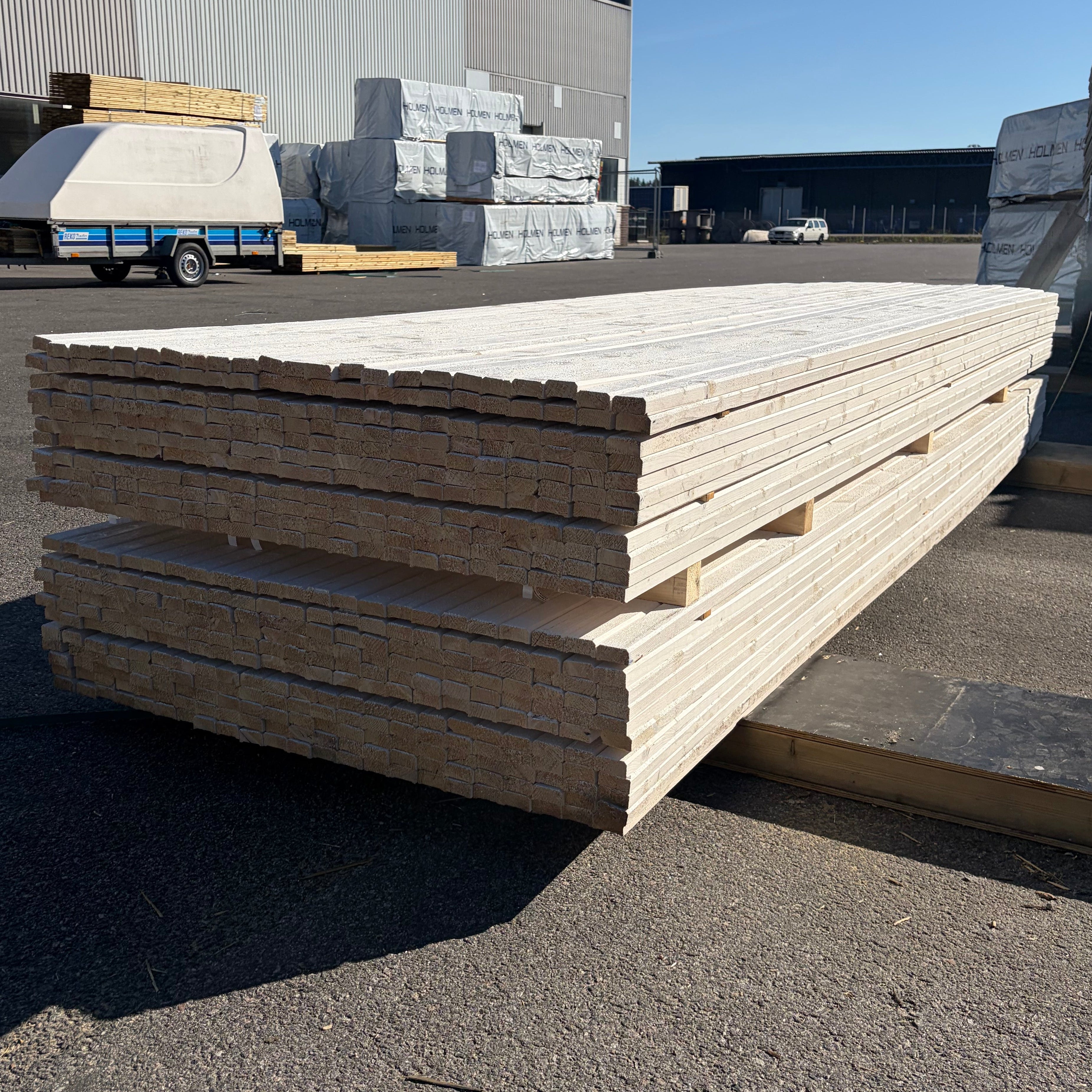 Parti Lockläkt 22×45mm 3,6 m 506 st- Grundmålad
