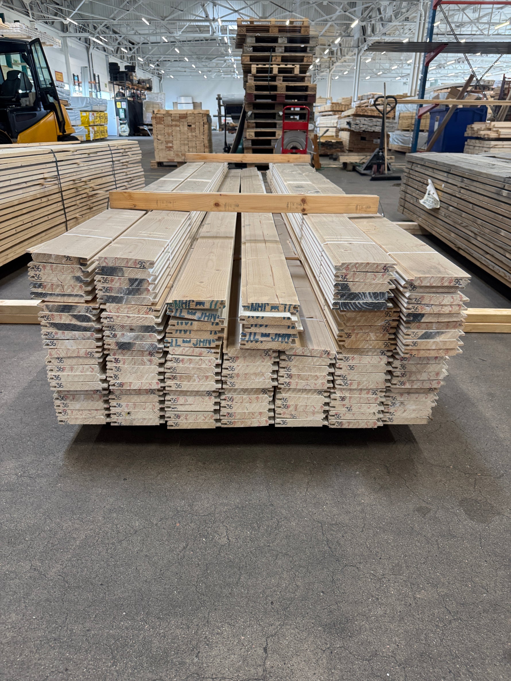 Paket Ytterpanel Dubbelfasspont 22x145mm 3,60m – 120 st Vit