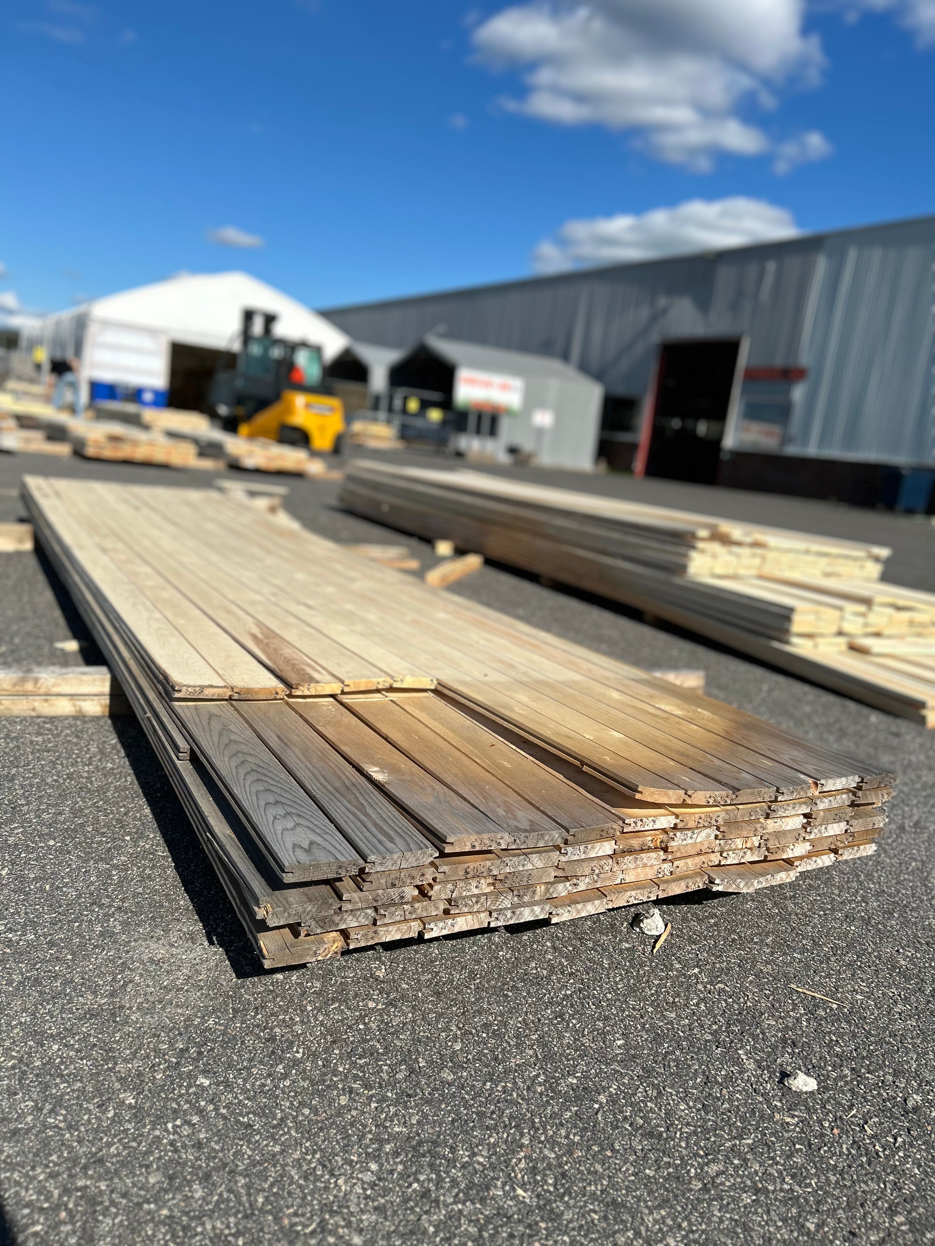 Paket Råspont 20x100mm 65st 3.60–4.20m – Andra sortering