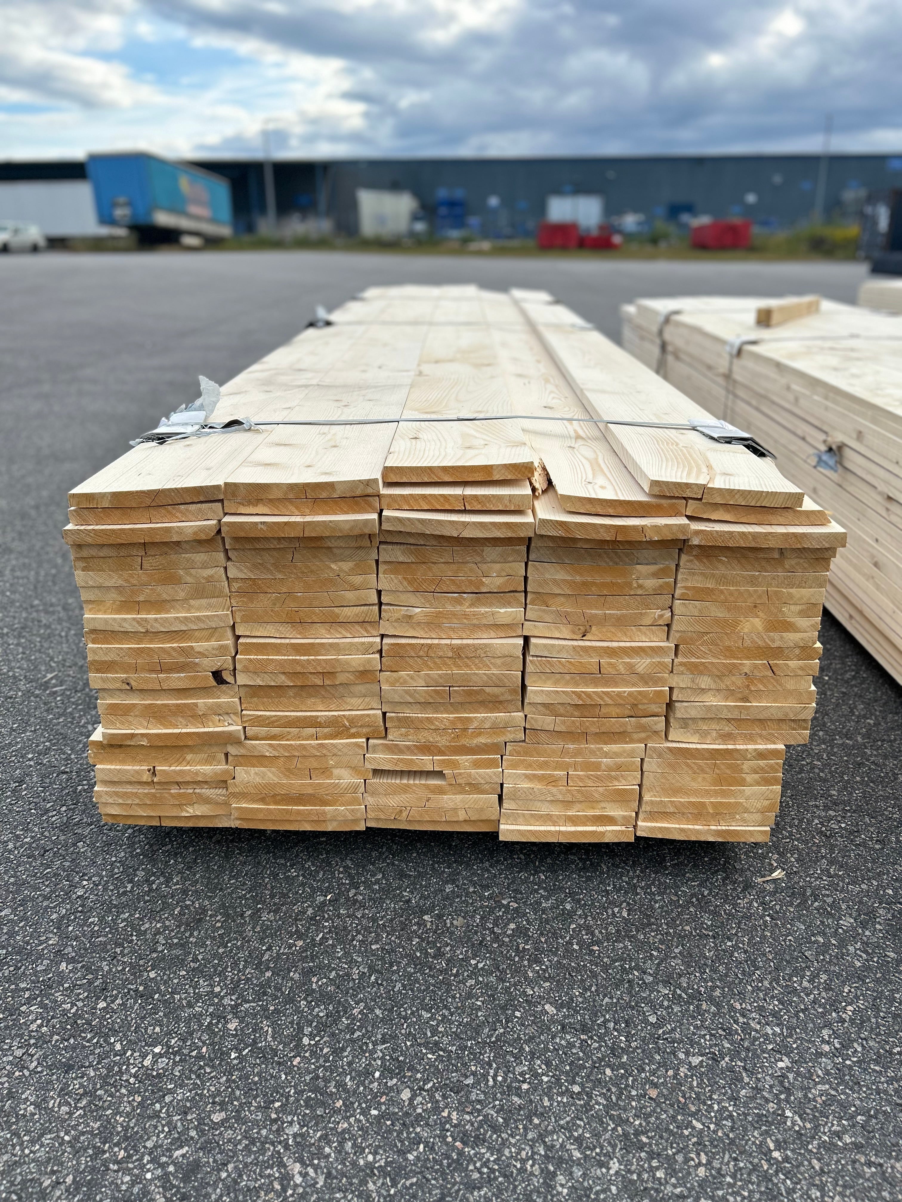 Paket Finsågad Panel 22x195mm 119st 4.20m – Andra sortering