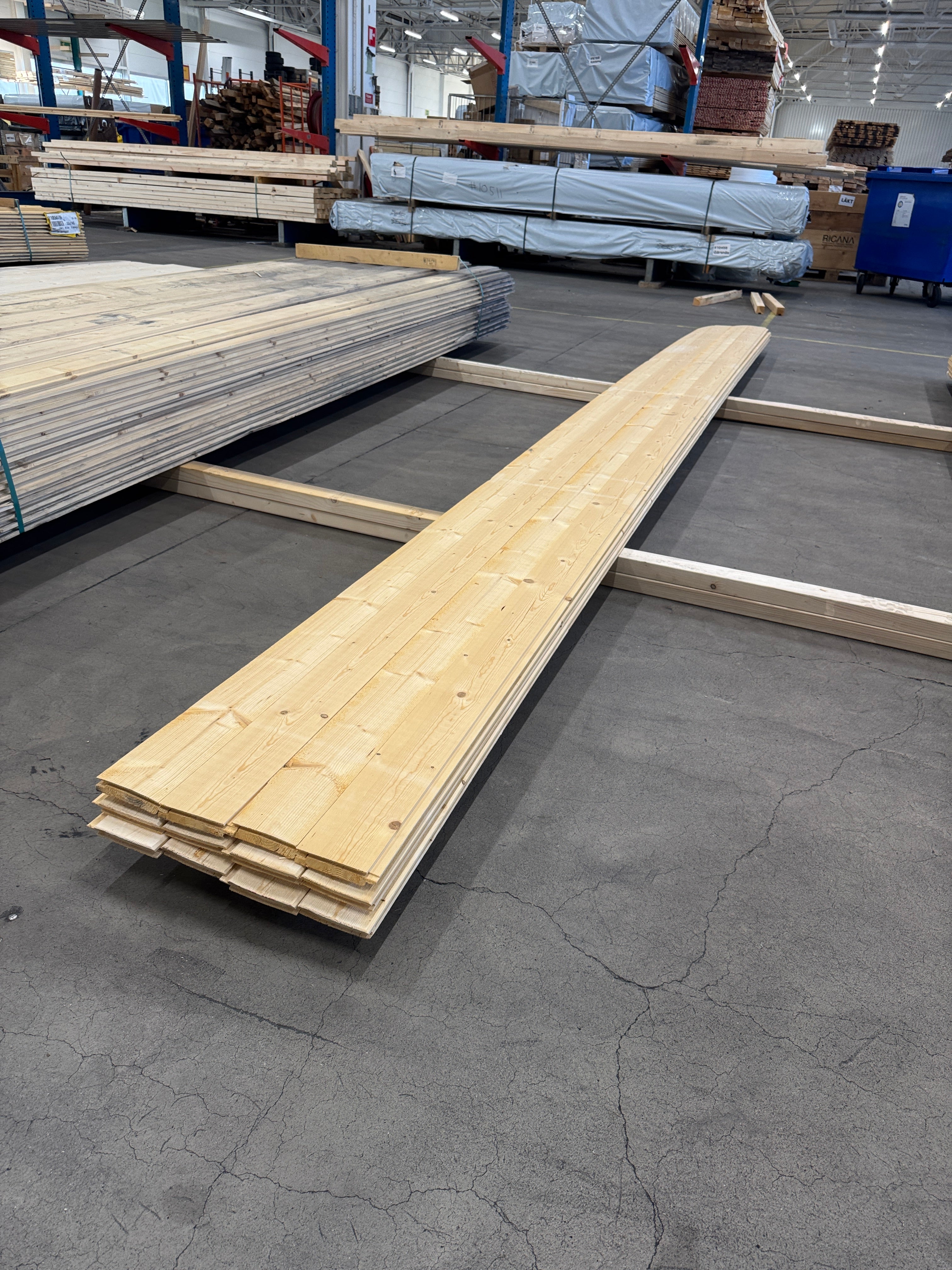 Paket Ytterpanel 22x120mm 5,37m – 12 st