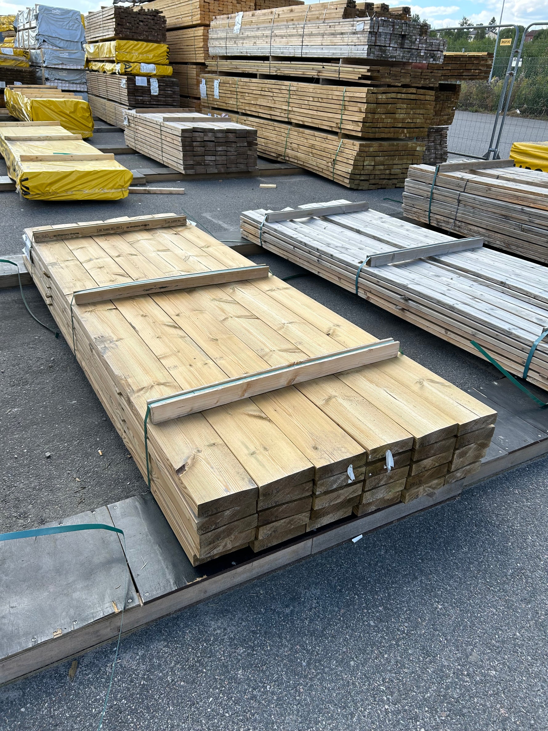 Paket Tryckimpregnerade Reglar 45x170mm 3.0m 30st