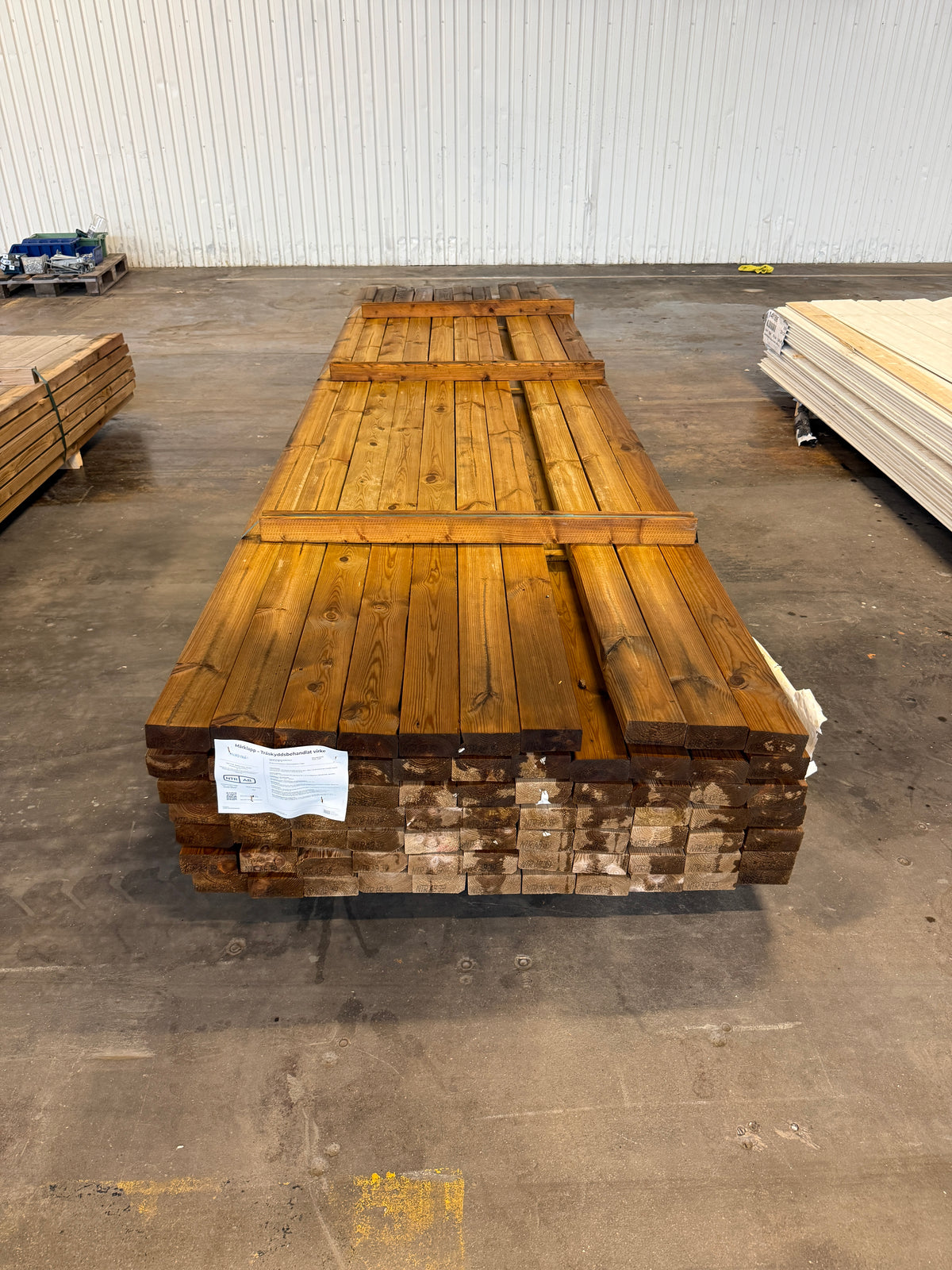Paket Tryckimpregnerade Reglar 45×95 mm C14 3,90 m – 76 st NTR-AB